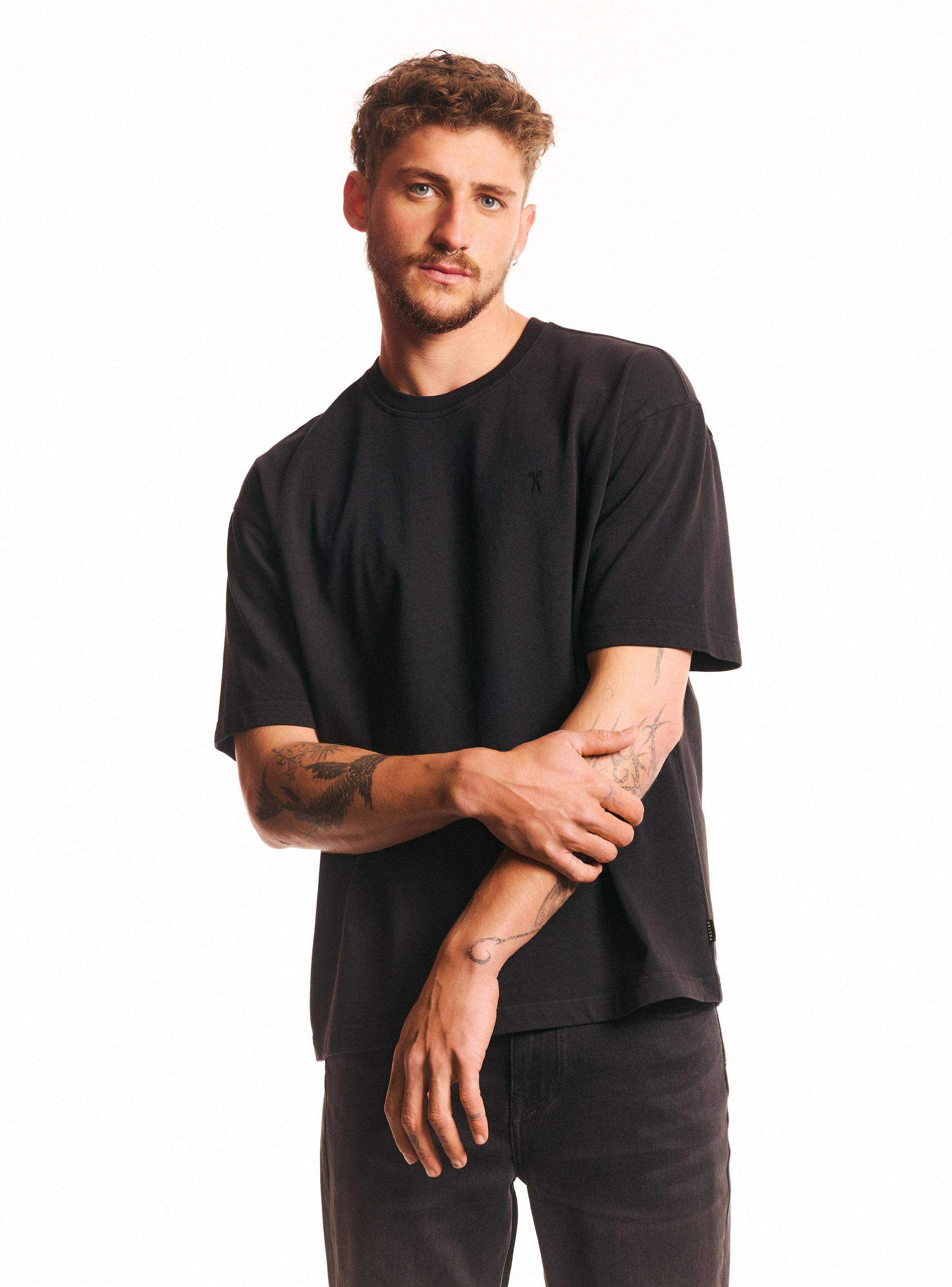 Polera Boxy Lavada-0