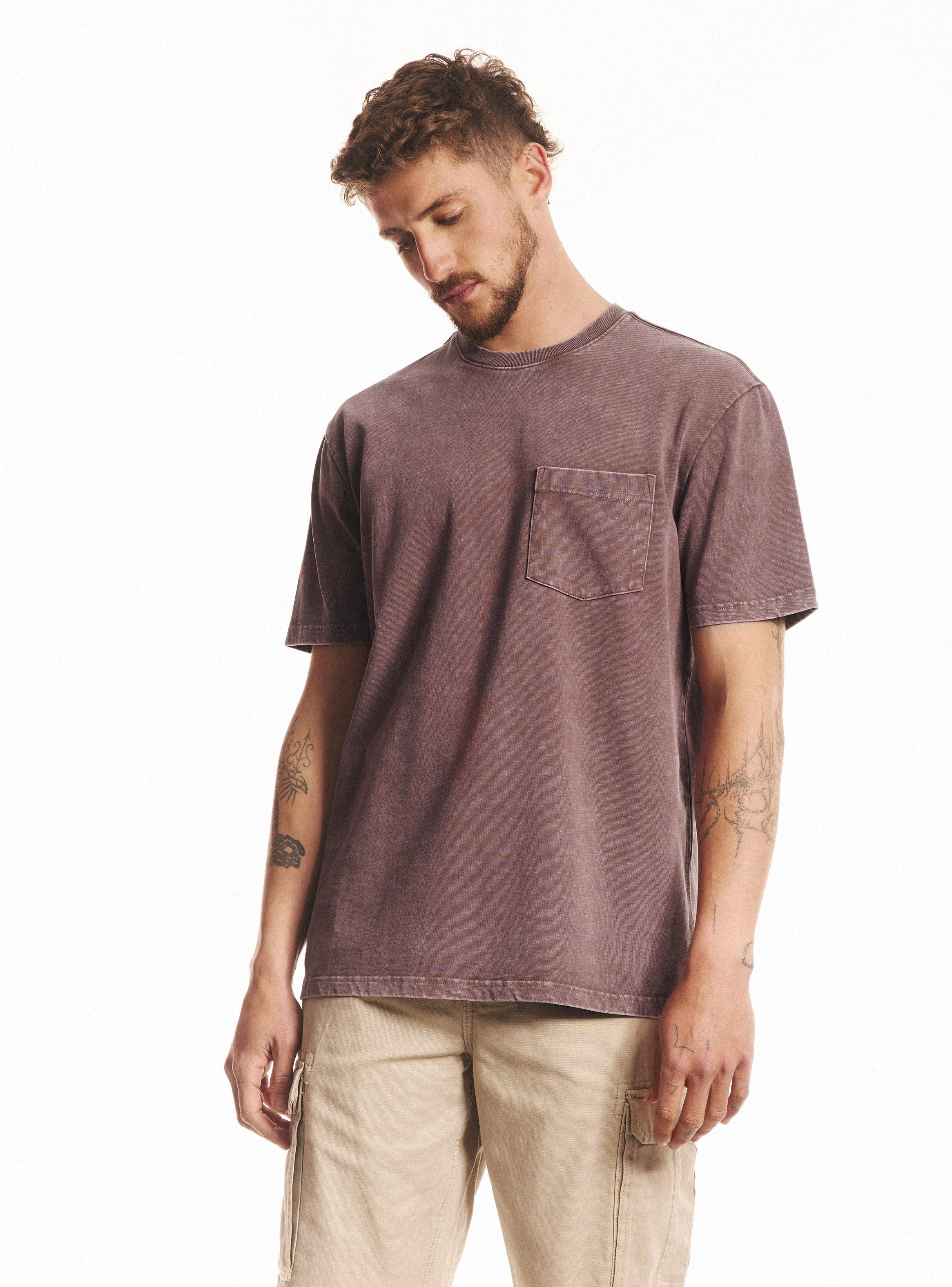 Polera Relajada con Bolsillo-0