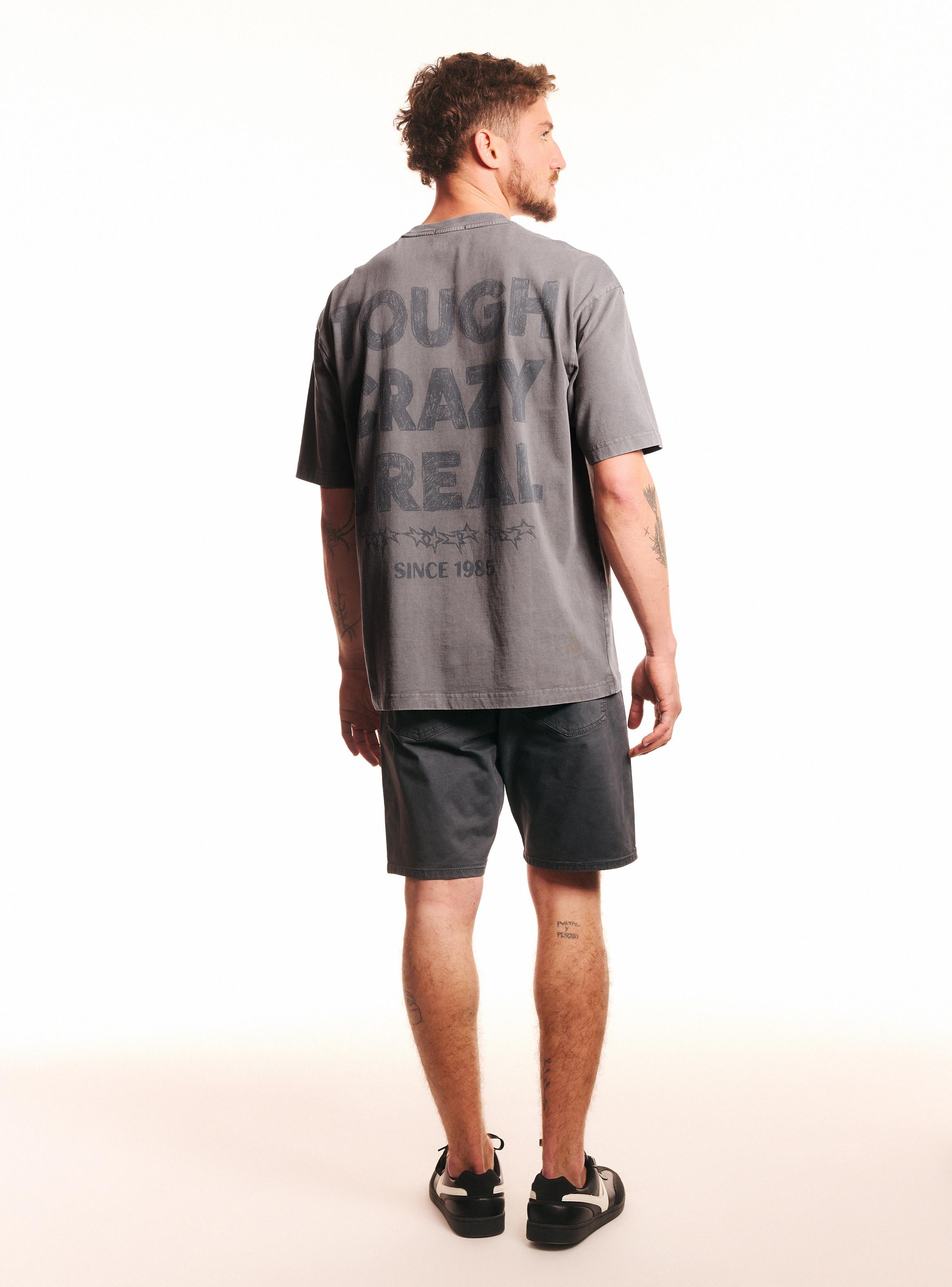 Polera Oversize con Estampado Espalda-5