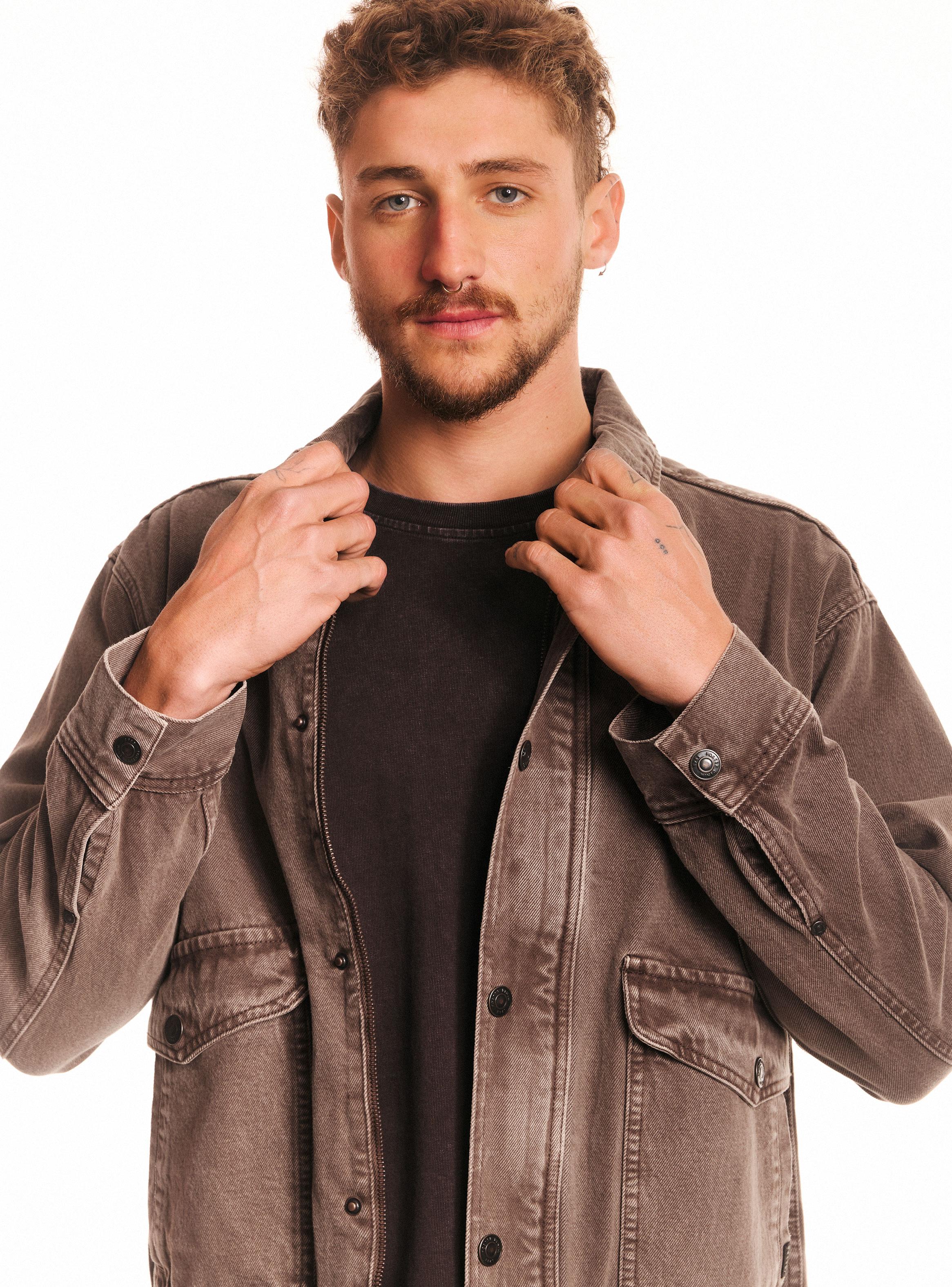 Chaqueta Relajada Denim Lavado-2