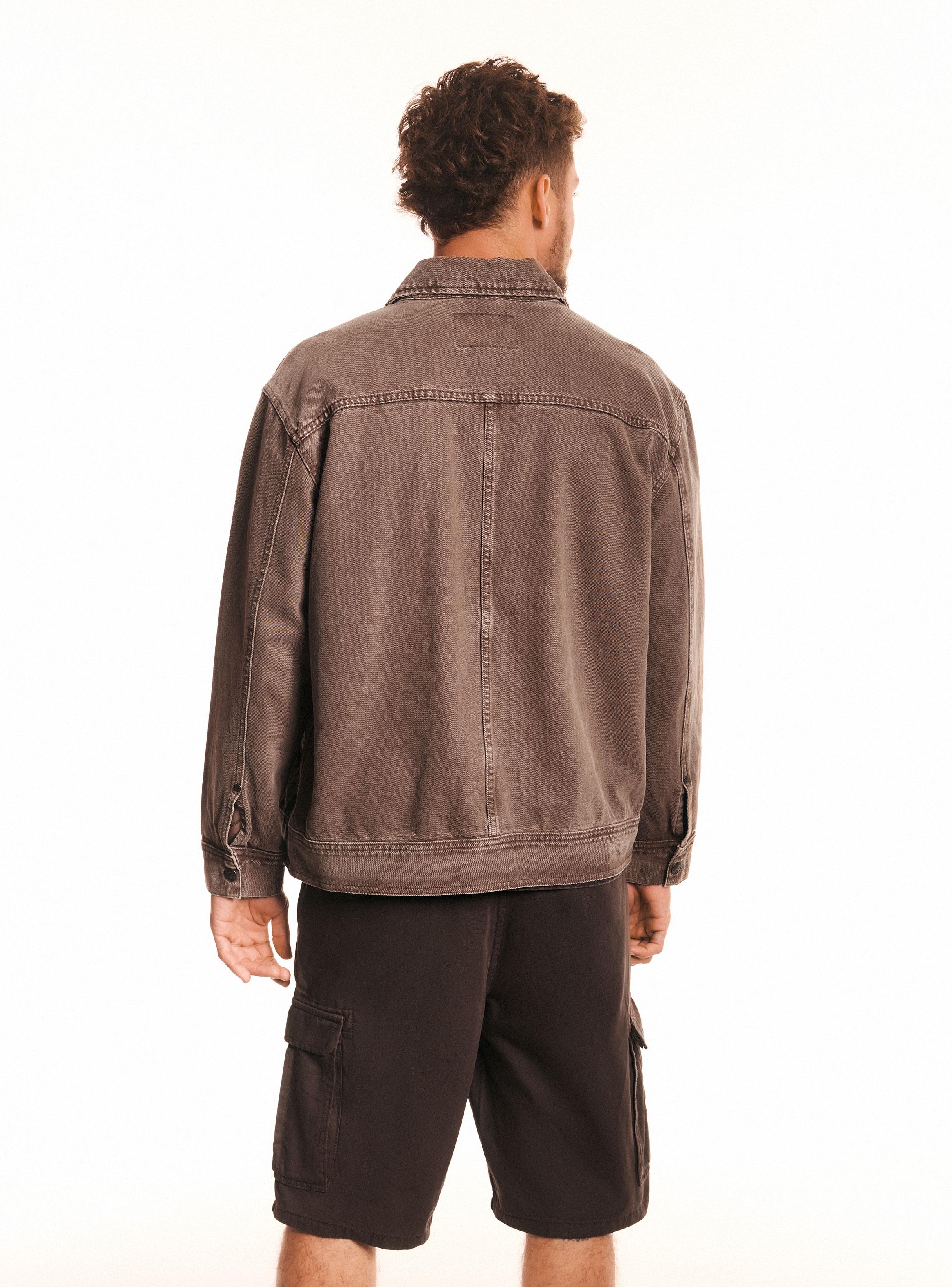 Chaqueta Relajada Denim Lavado-1