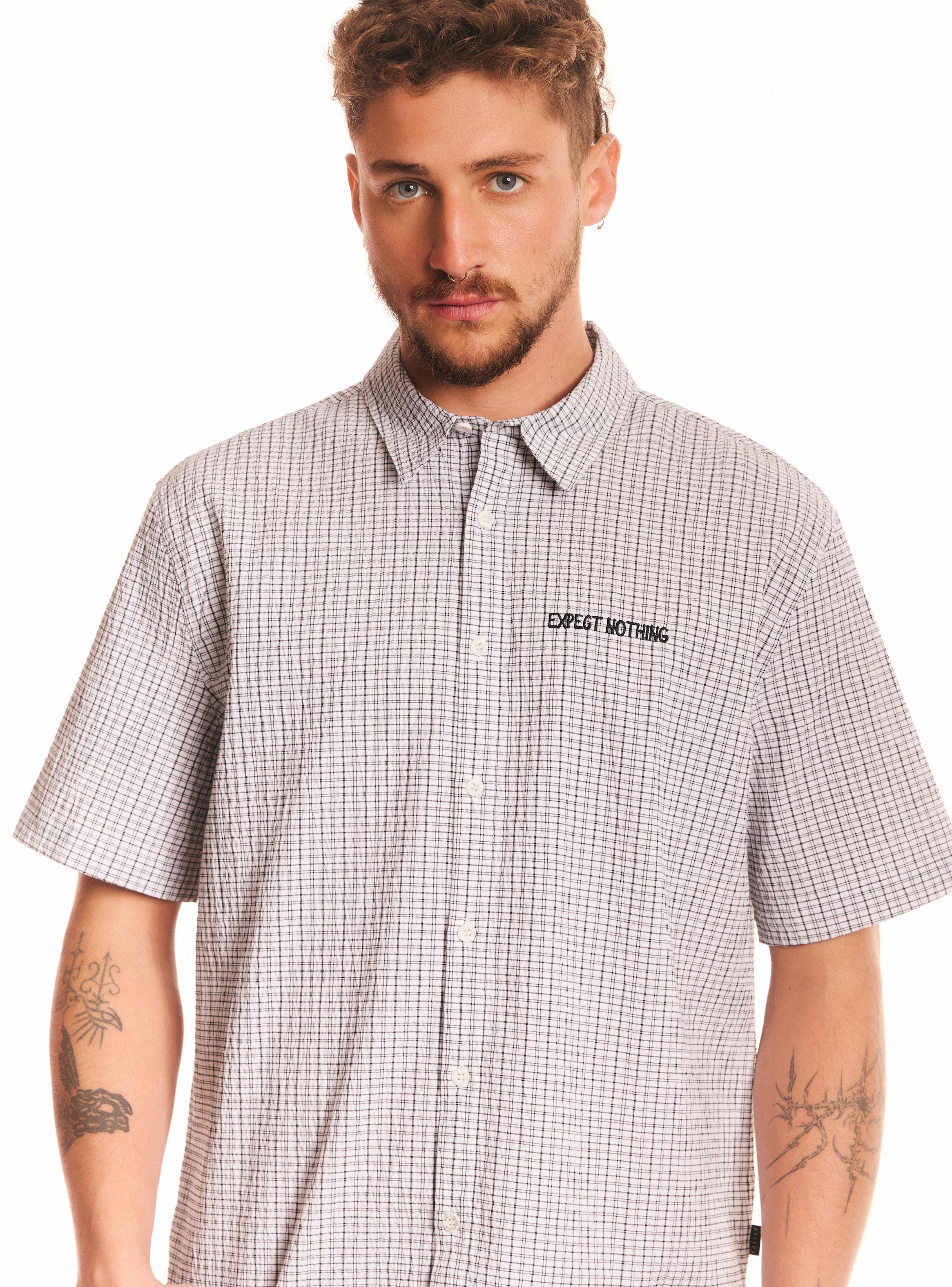 Camisa Manga Corta a Cuadros-2