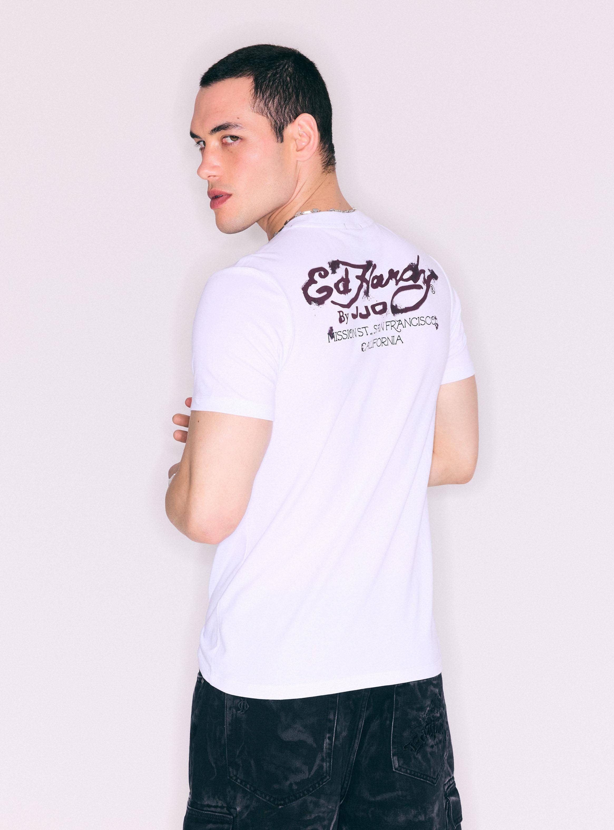 Polera Ed Hardy Tela Jacquard-1