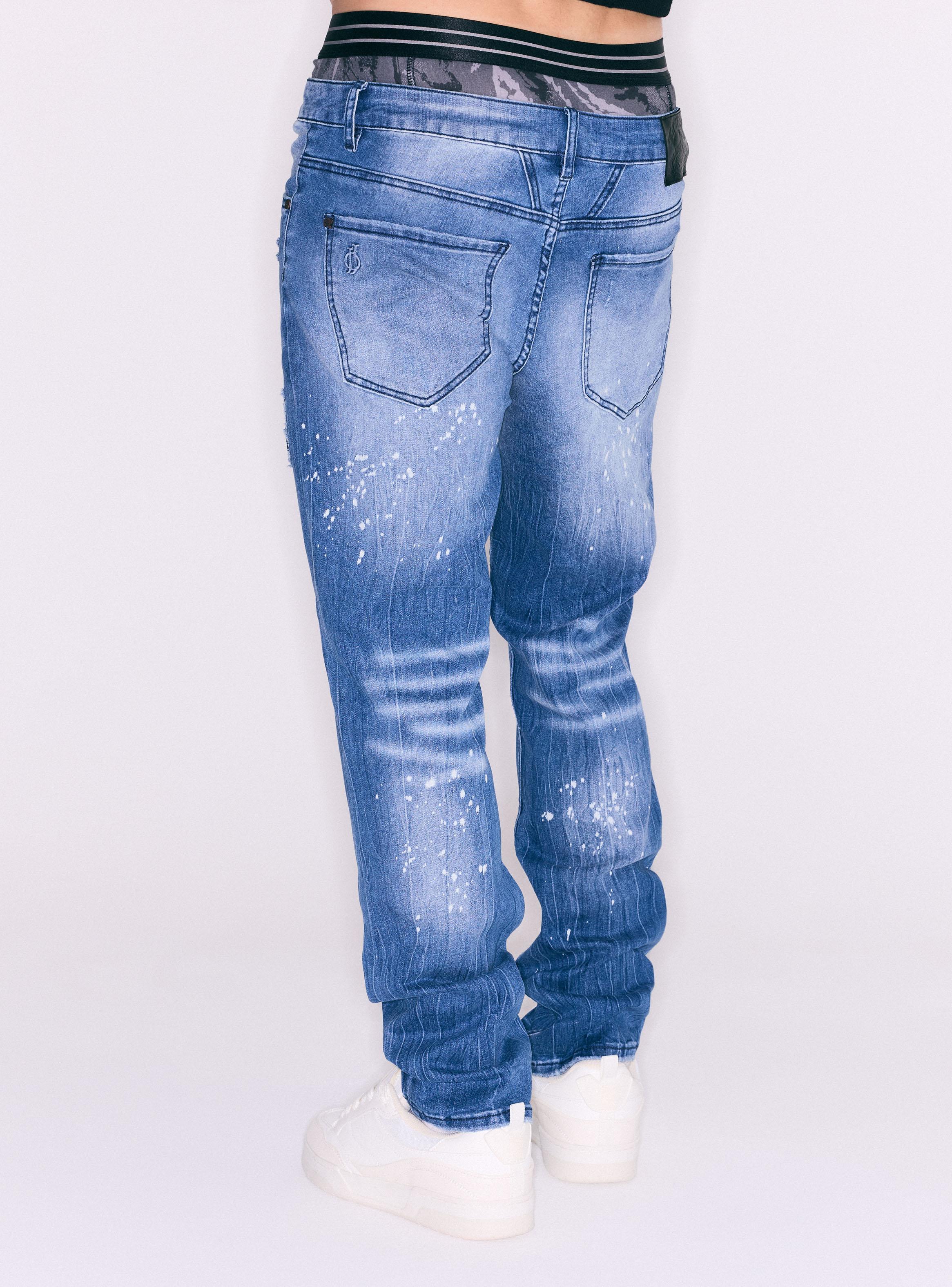 Jeans Ed Hardy Parches Bordados Frontal-1