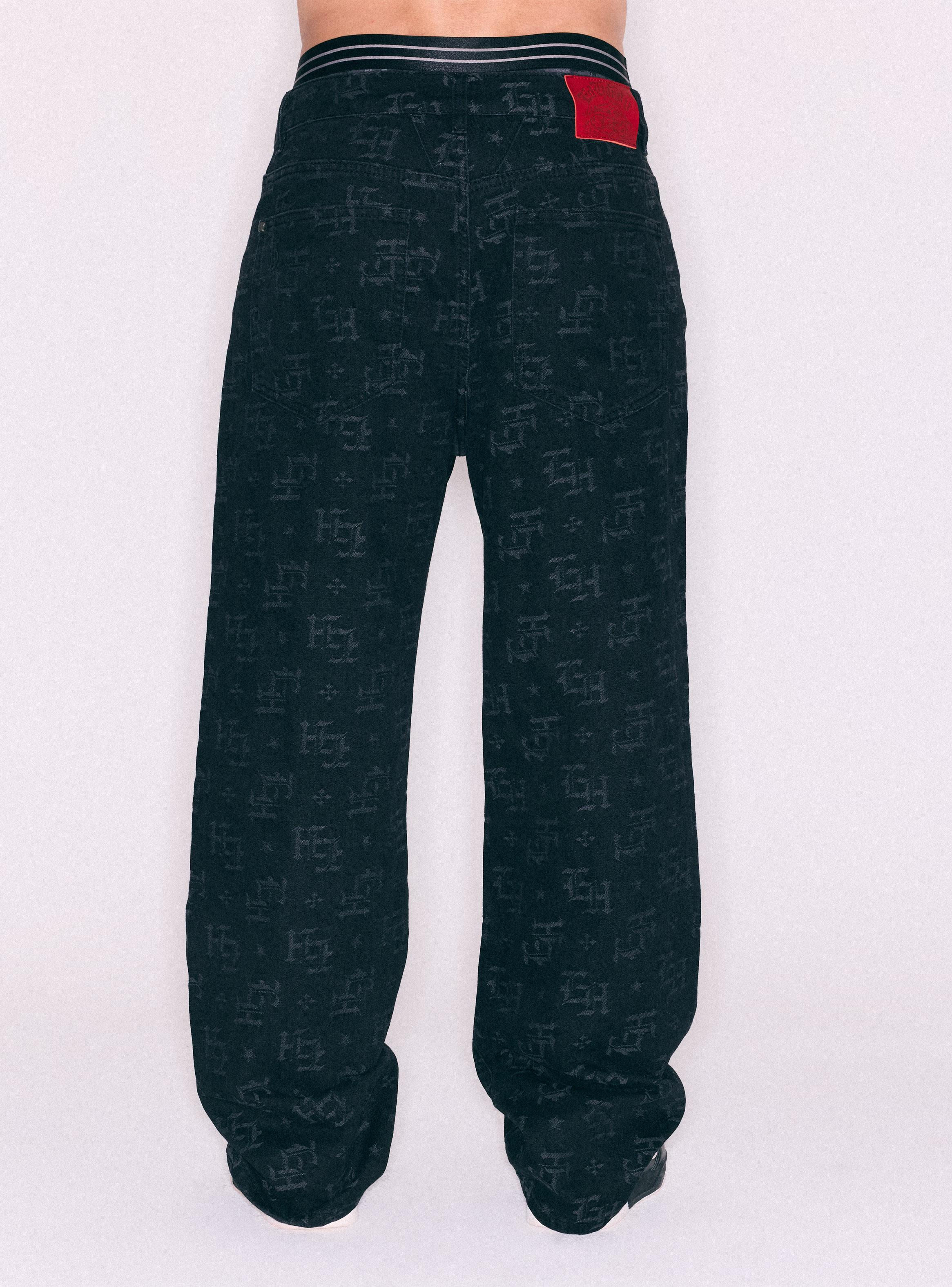 Jeans Ed Hardy Tela Jacquard-1