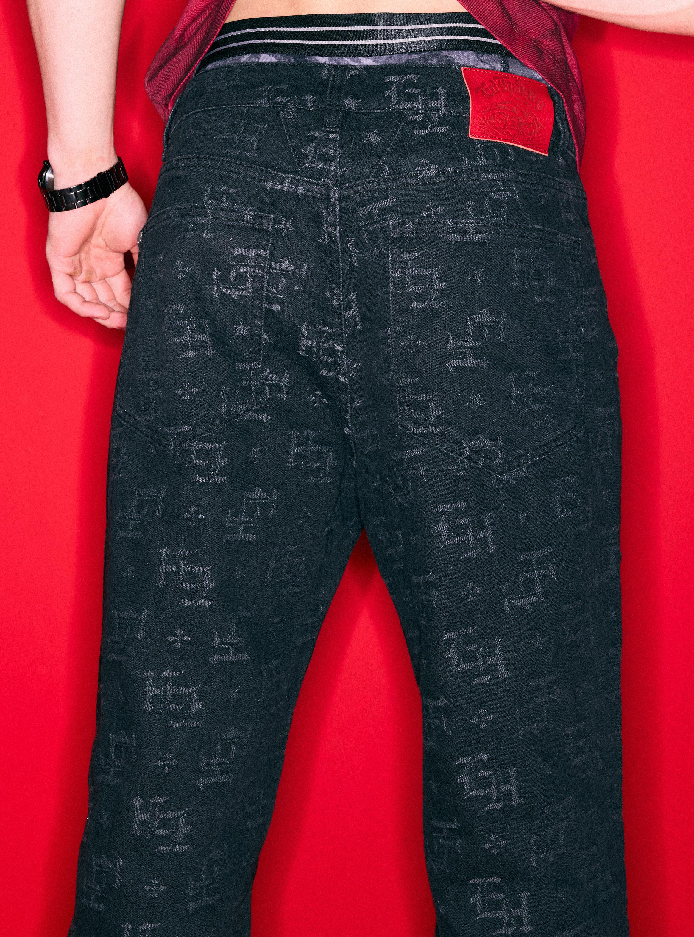 Jeans Ed Hardy Tela Jacquard-3
