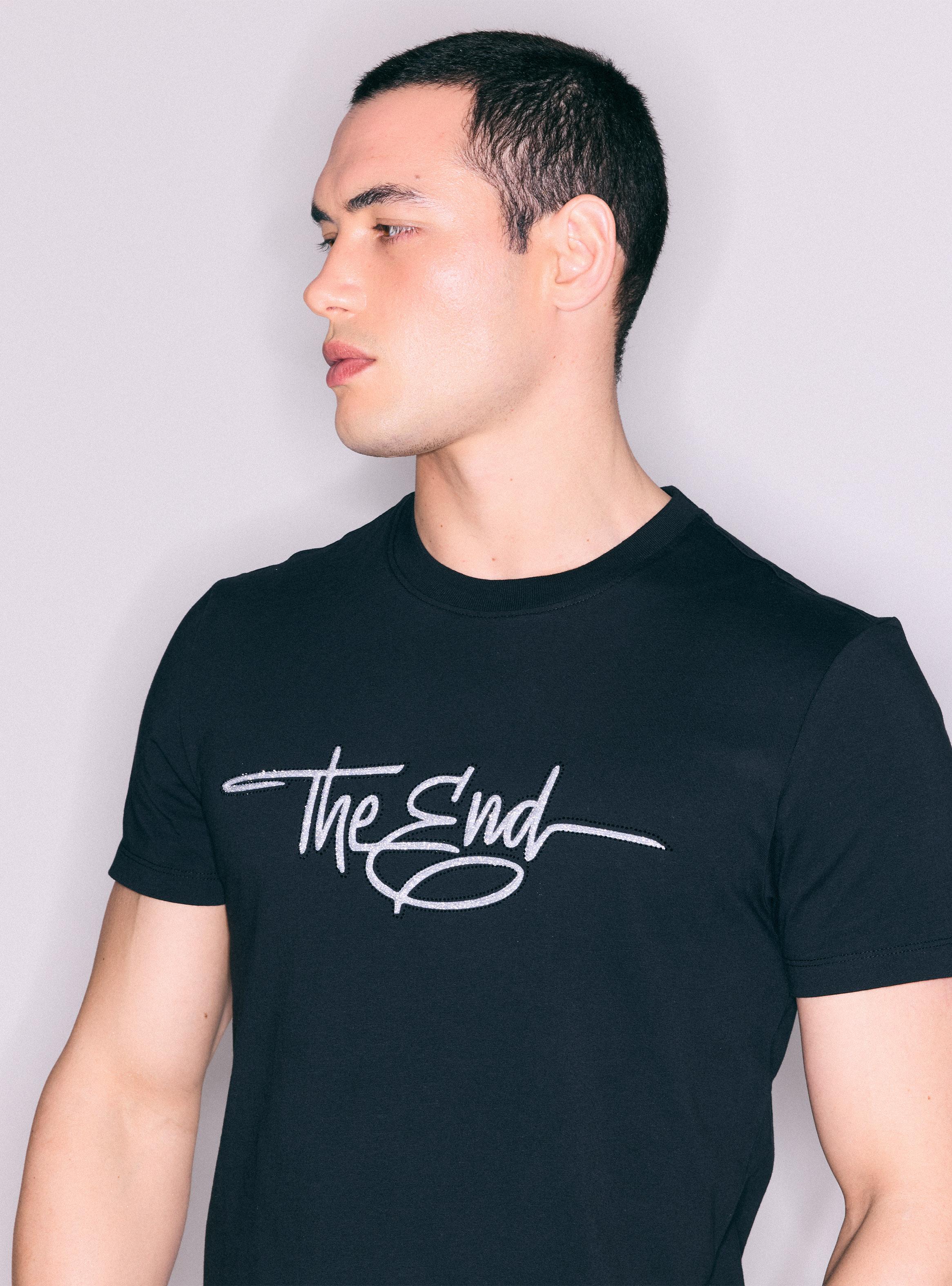 Polera Texto 3D Glitter y Brillos-3