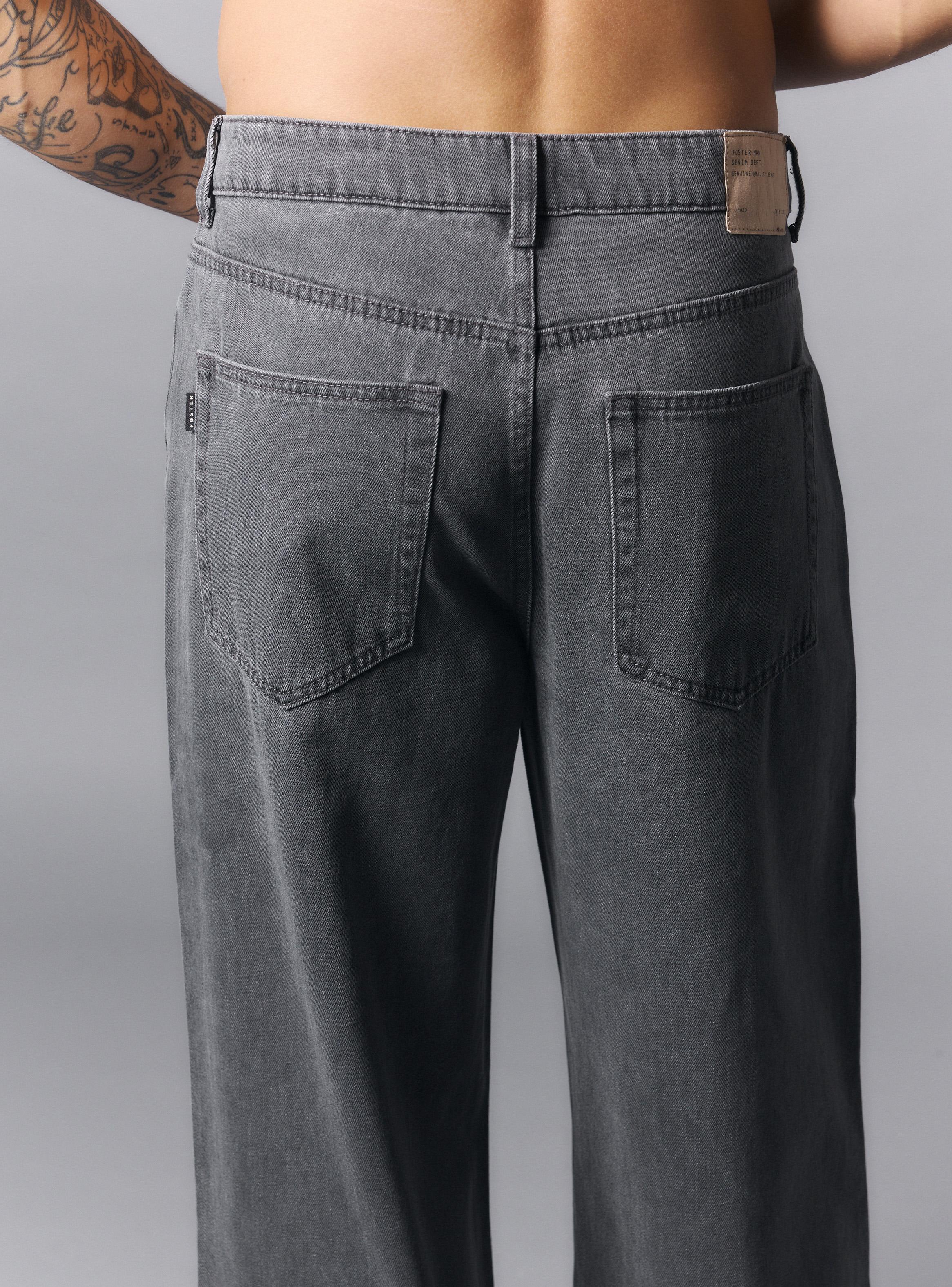 Jeans Wide Leg Medio-3