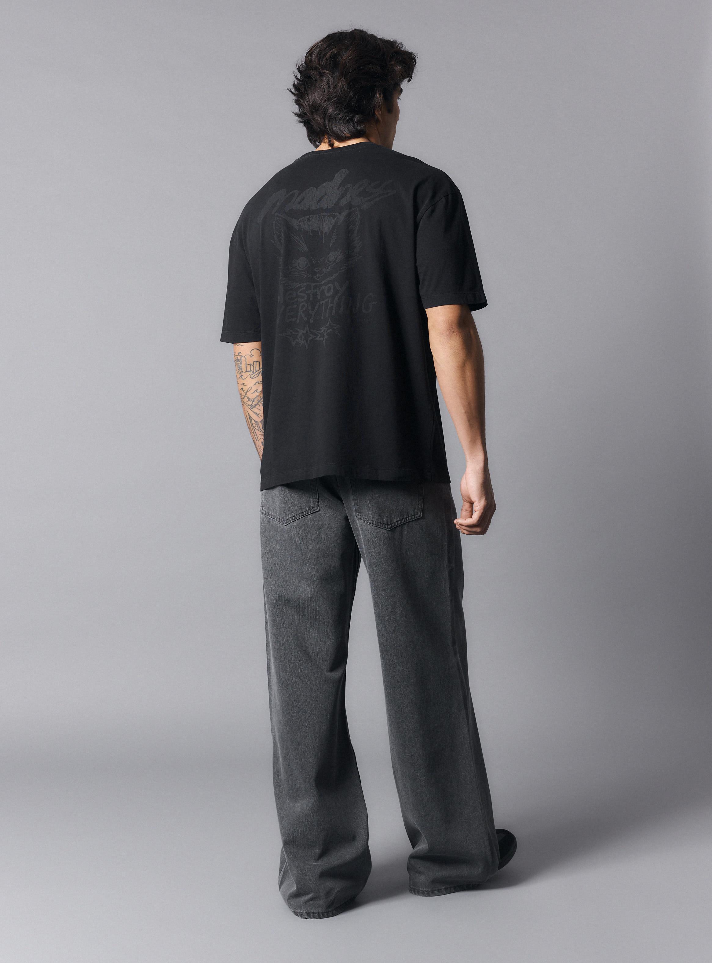 Jeans Wide Leg Medio-5