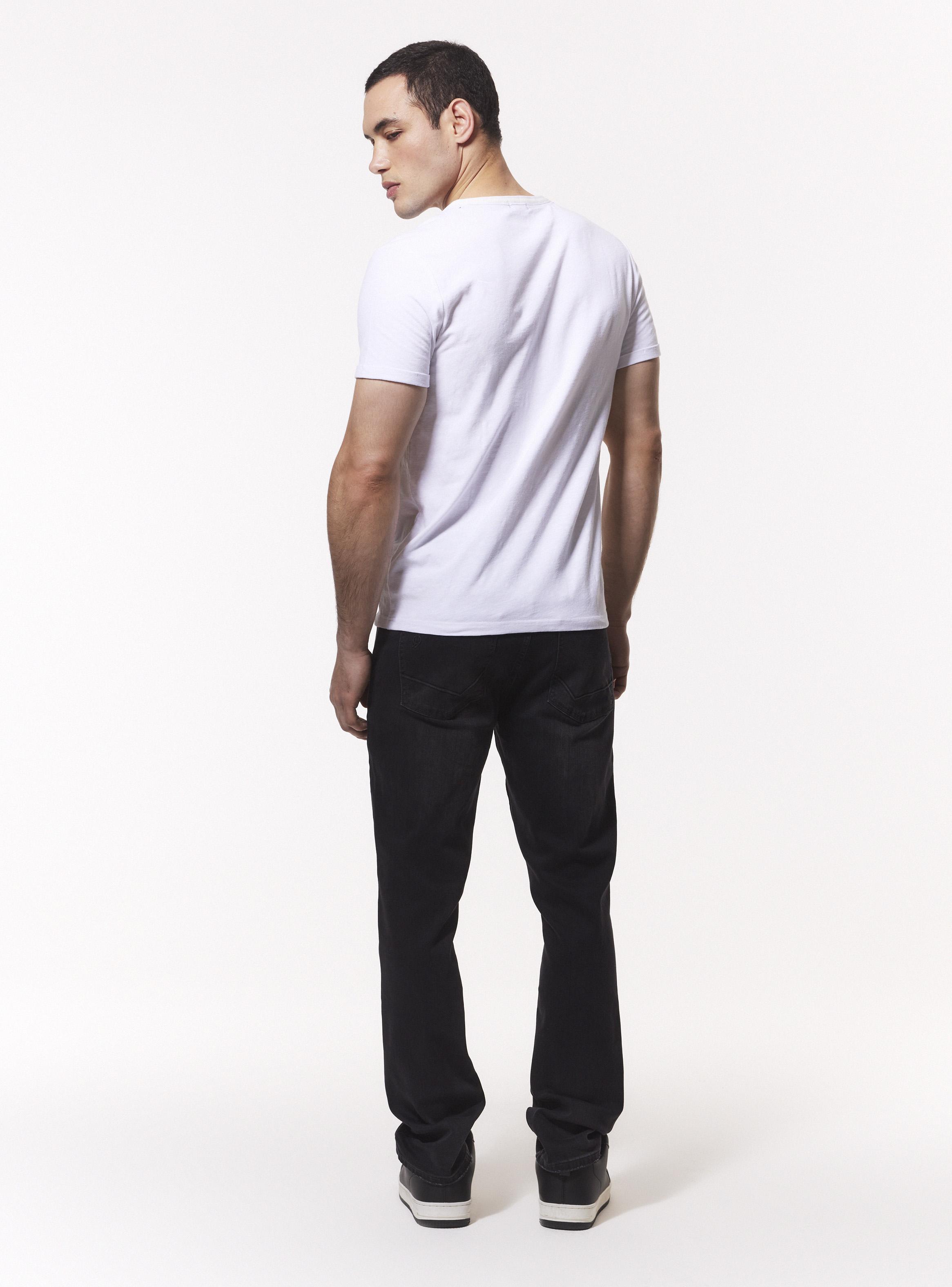 Jeans Slim Lavado Contrastado-5