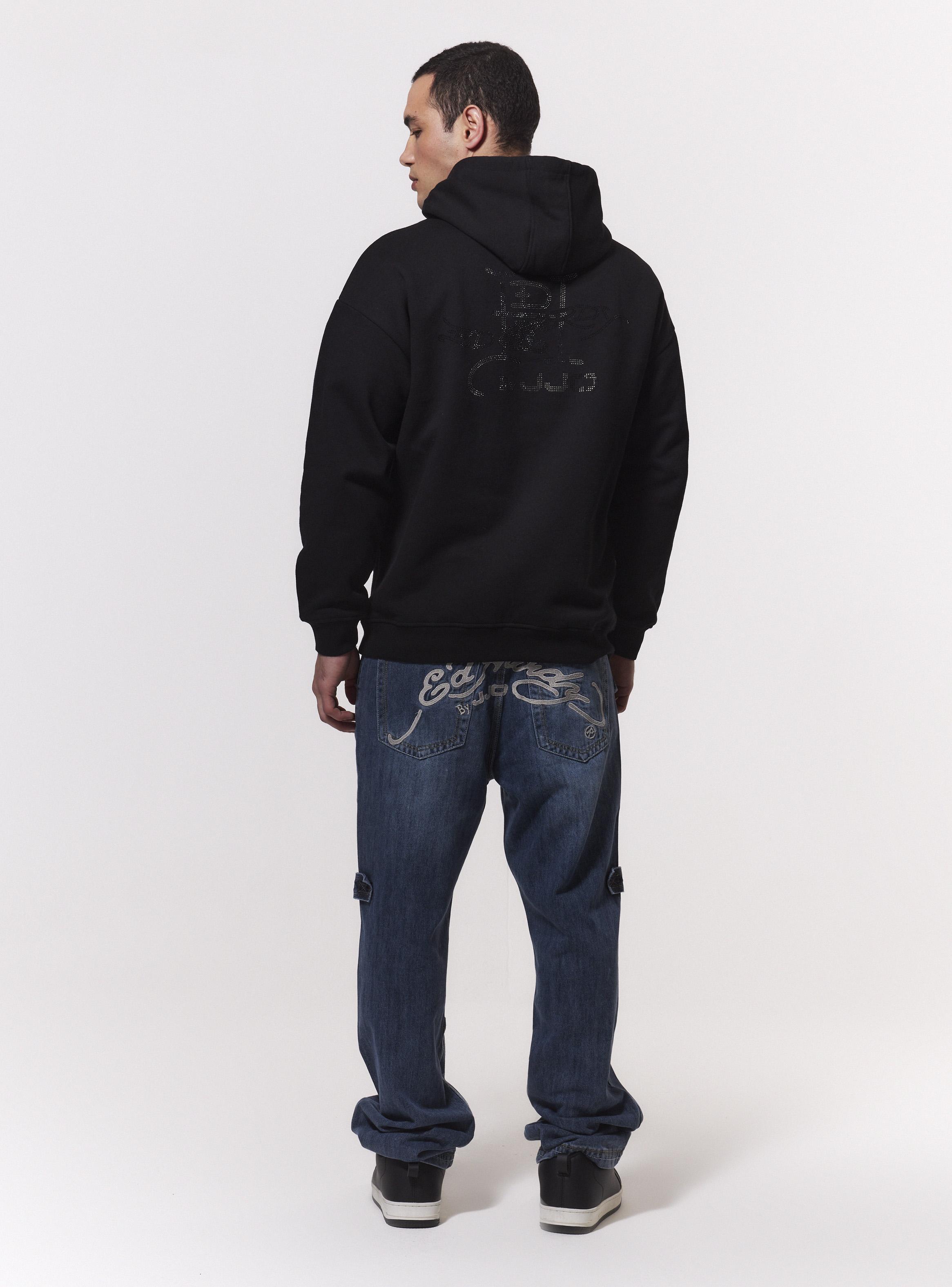 Polerón Canguro Ed Hardy Brillos-5