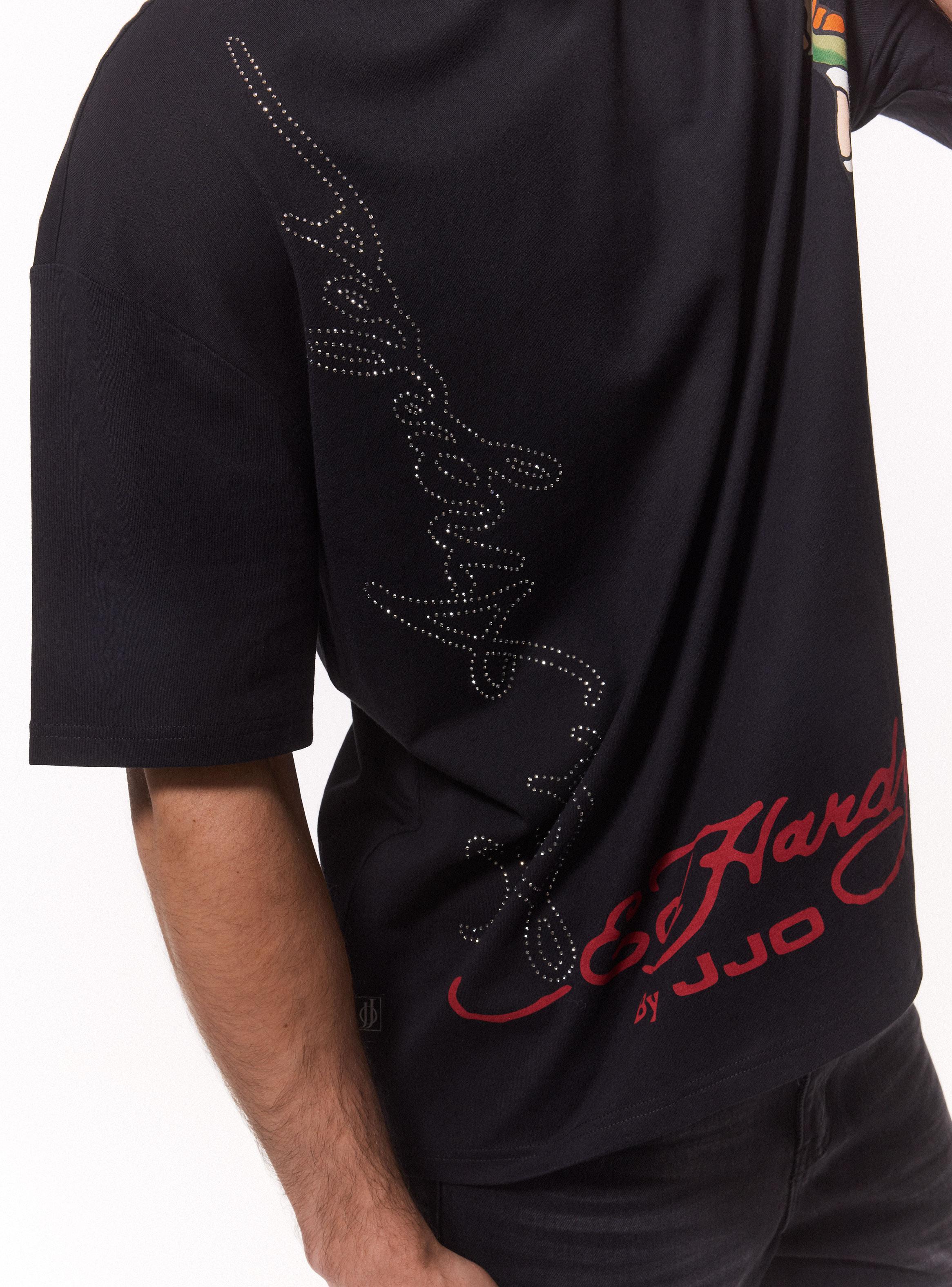 Polera Ed Hardy Estampado Brillos-3