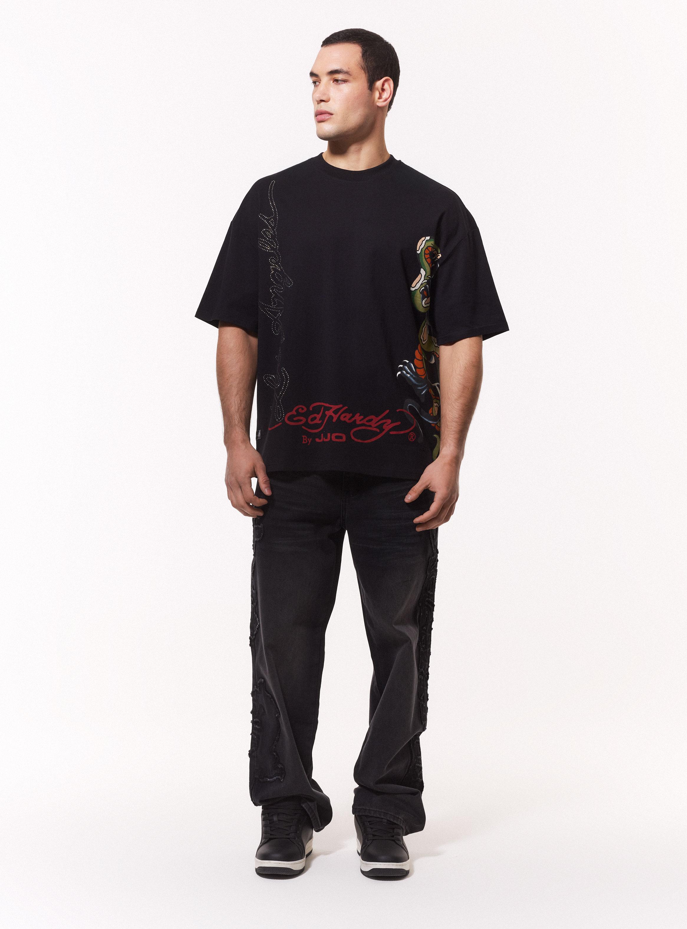 Polera Ed Hardy Estampado Brillos-4