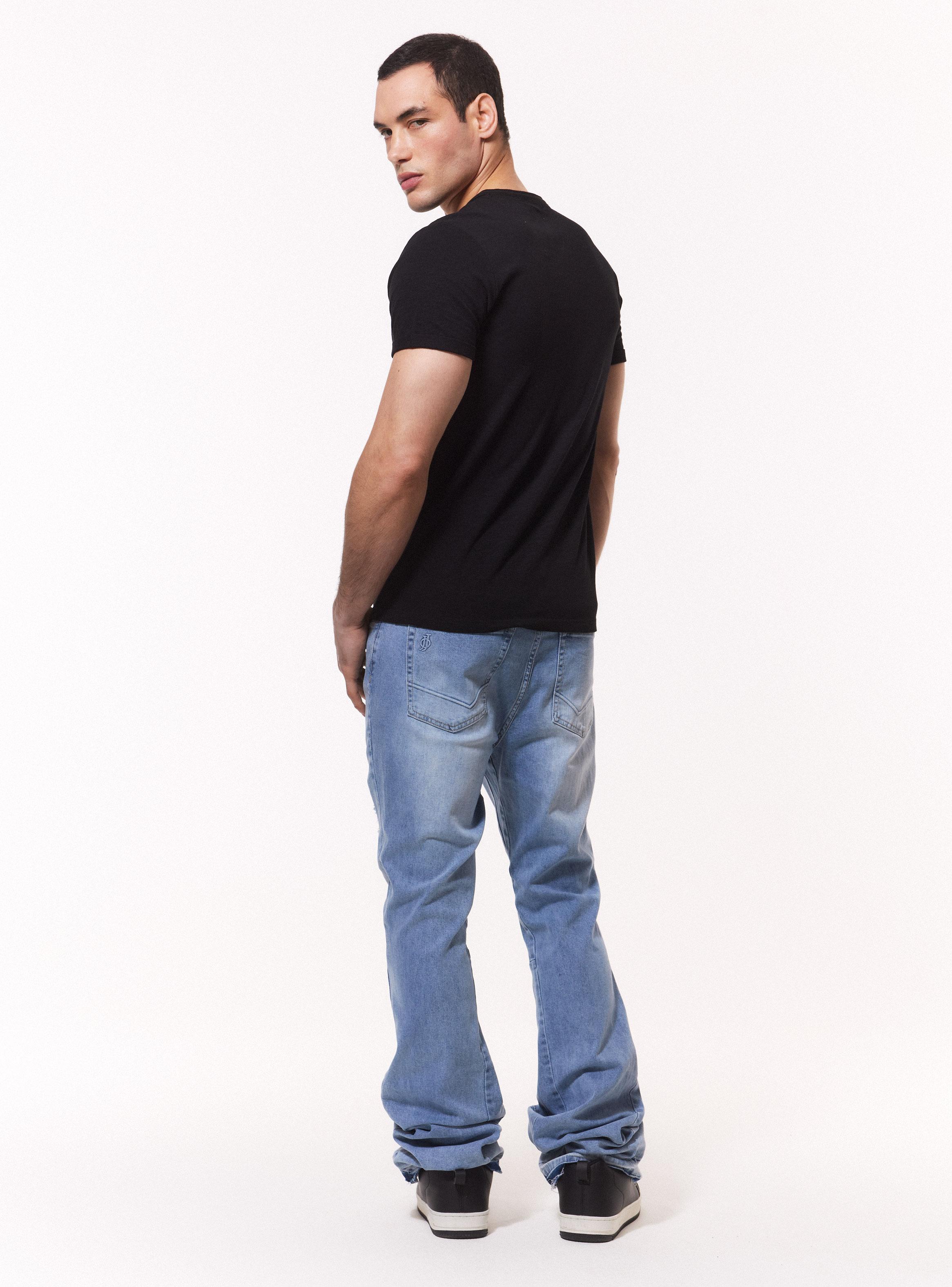Polera Muscle Fit Cuello V Botones-5