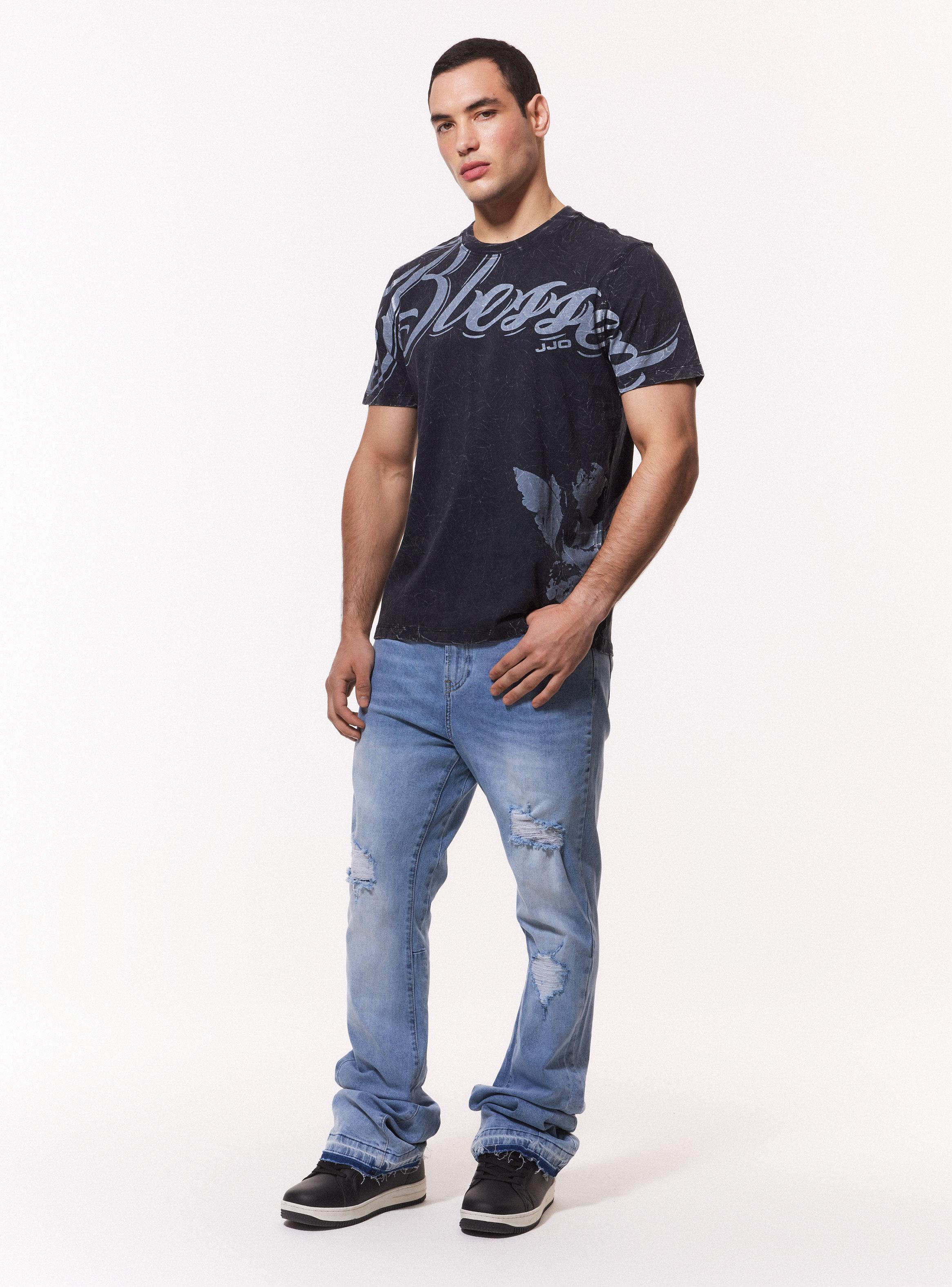 Polera Lavada con Estampado-4