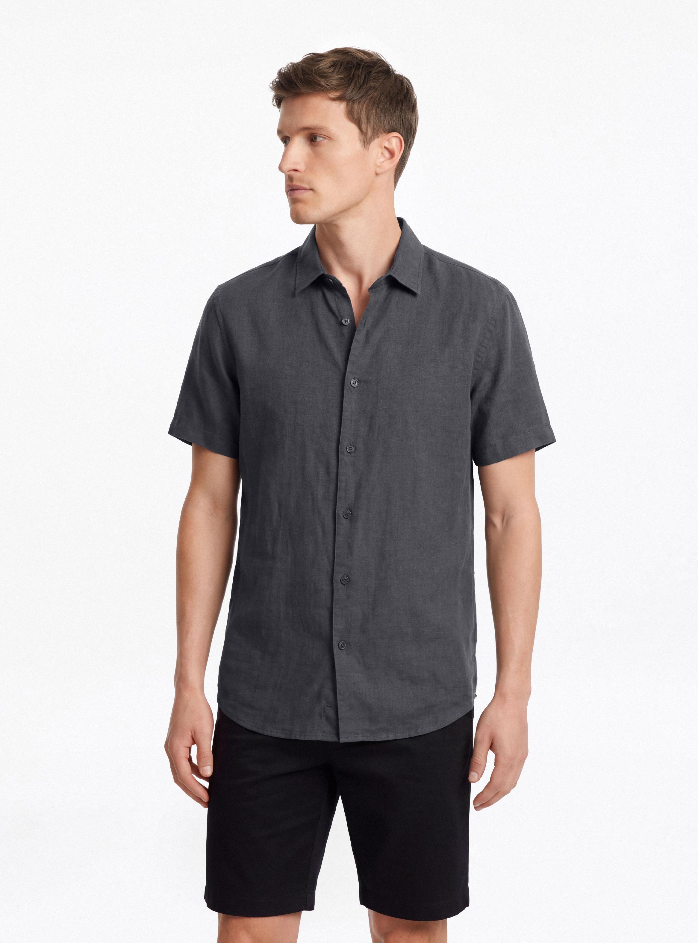 Camisa 100% Lino-0