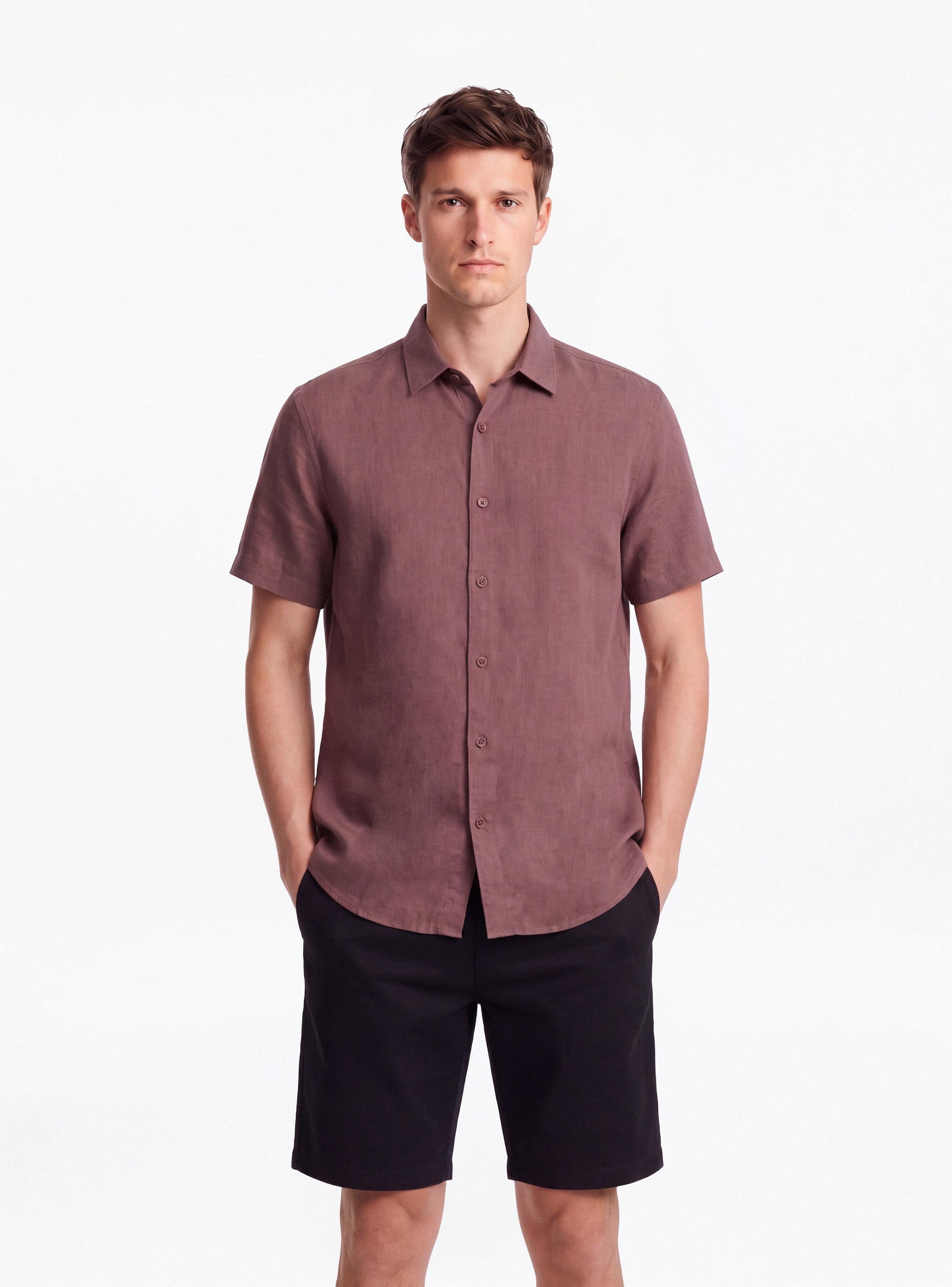 Camisa 100% Lino-0