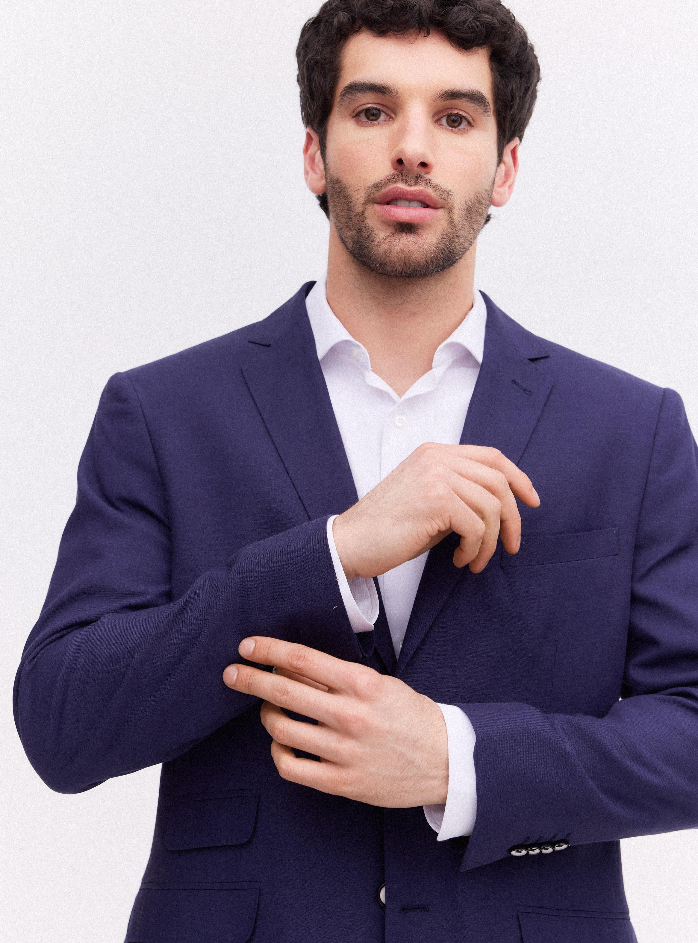Vestón Recto Fantasías Texturadas Slim Fit-2