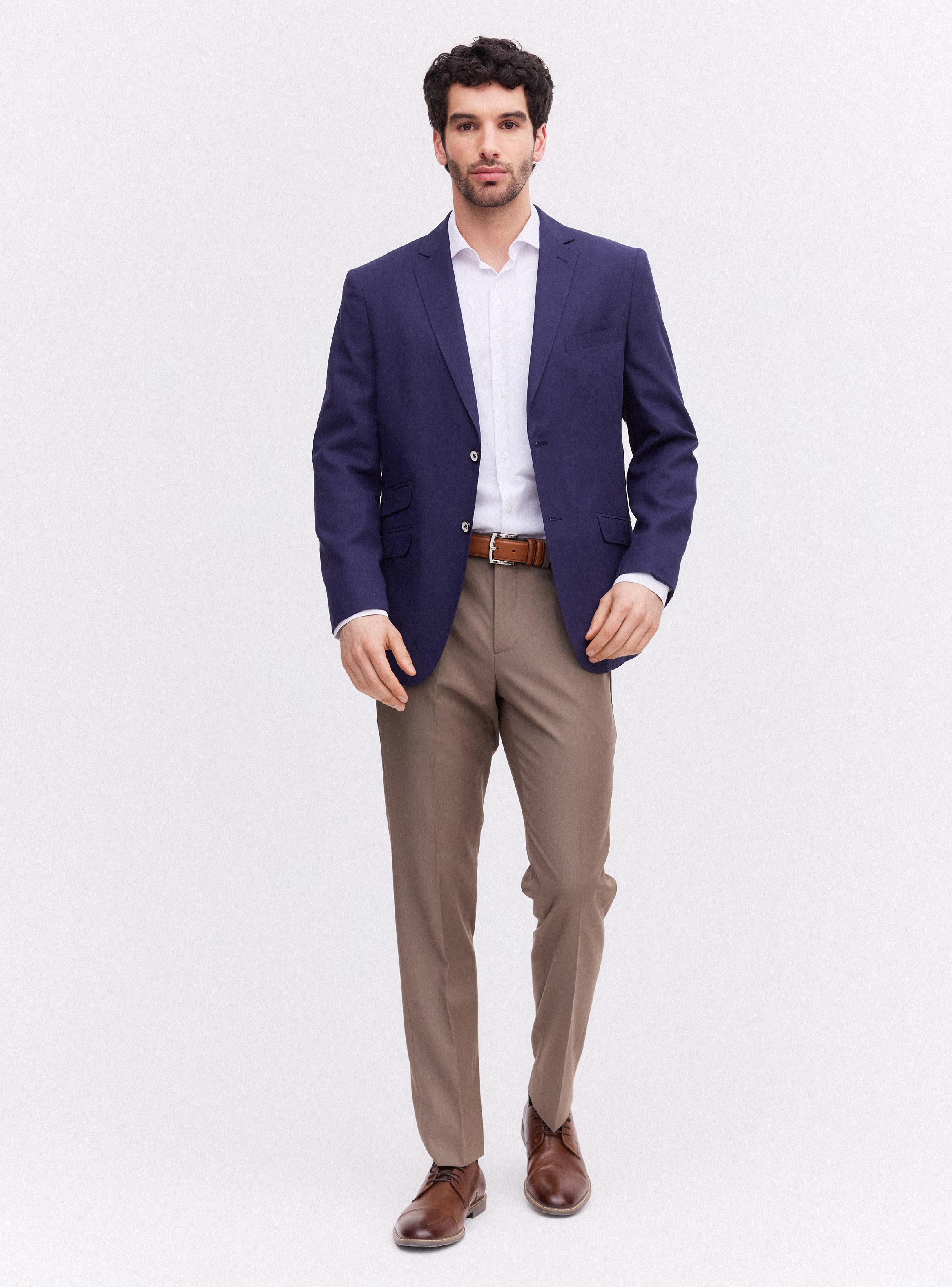 Vestón Recto Fantasías Texturadas Slim Fit-4