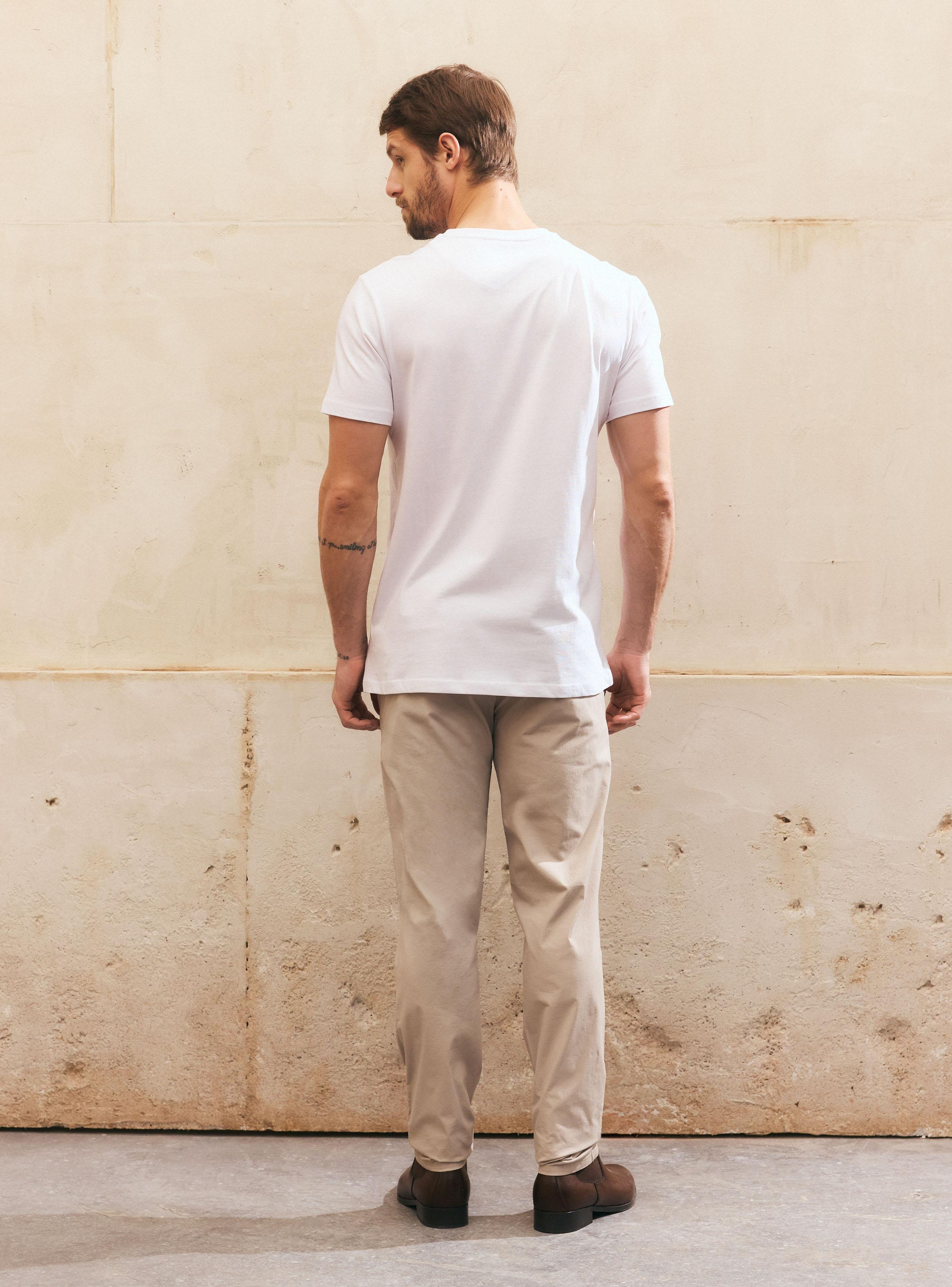 Pantalón Corte Chino Delgado-5
