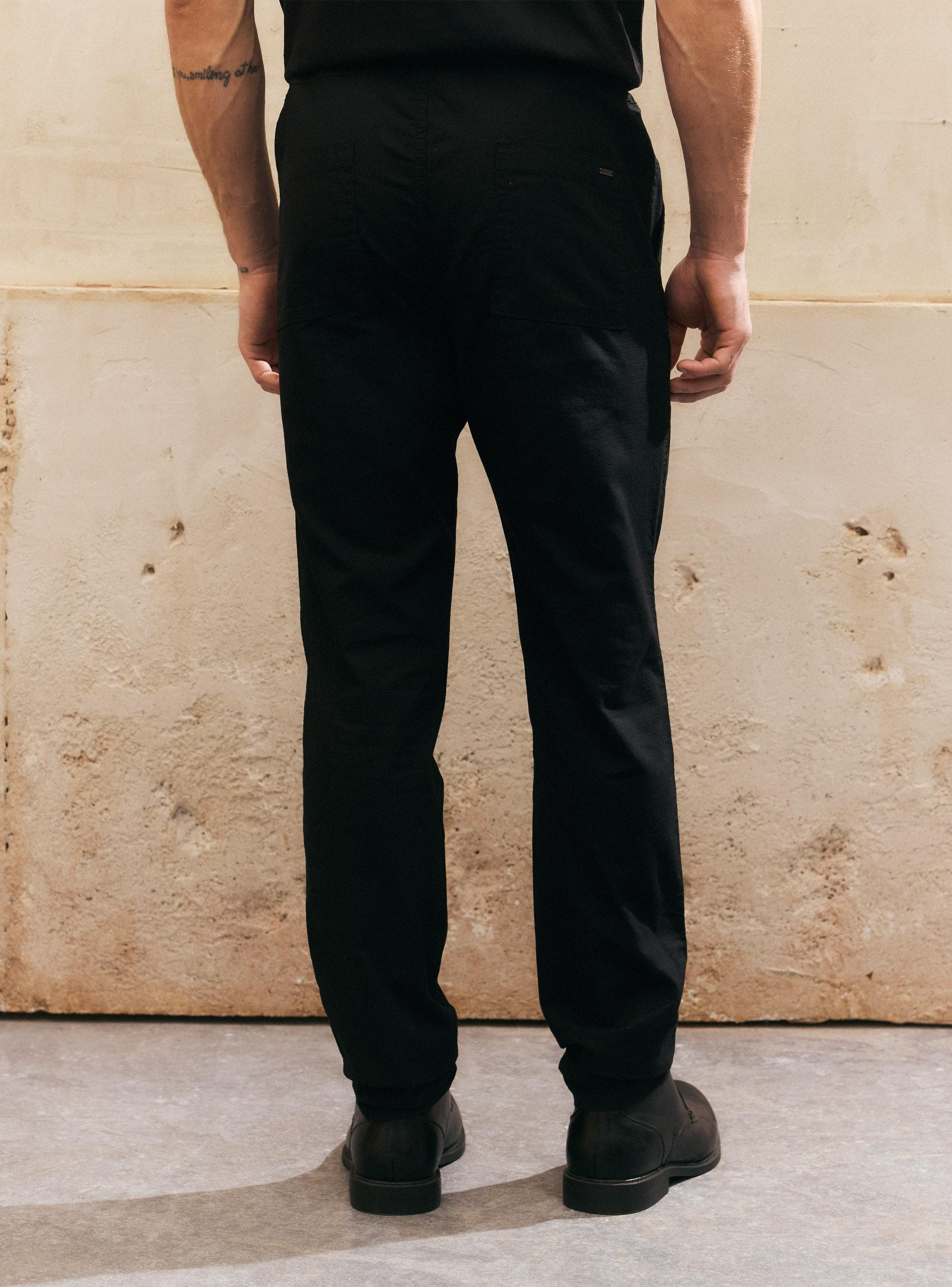 Pantalón Look Lino Algodón Bamboo-1