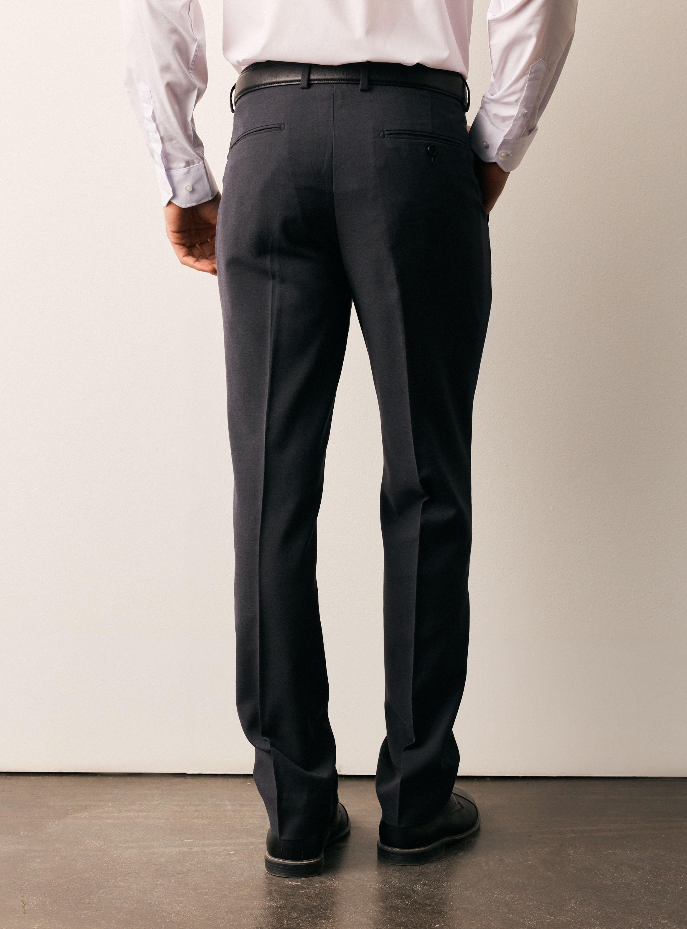 Pantalón Lana Poliéster Regular Fit-1