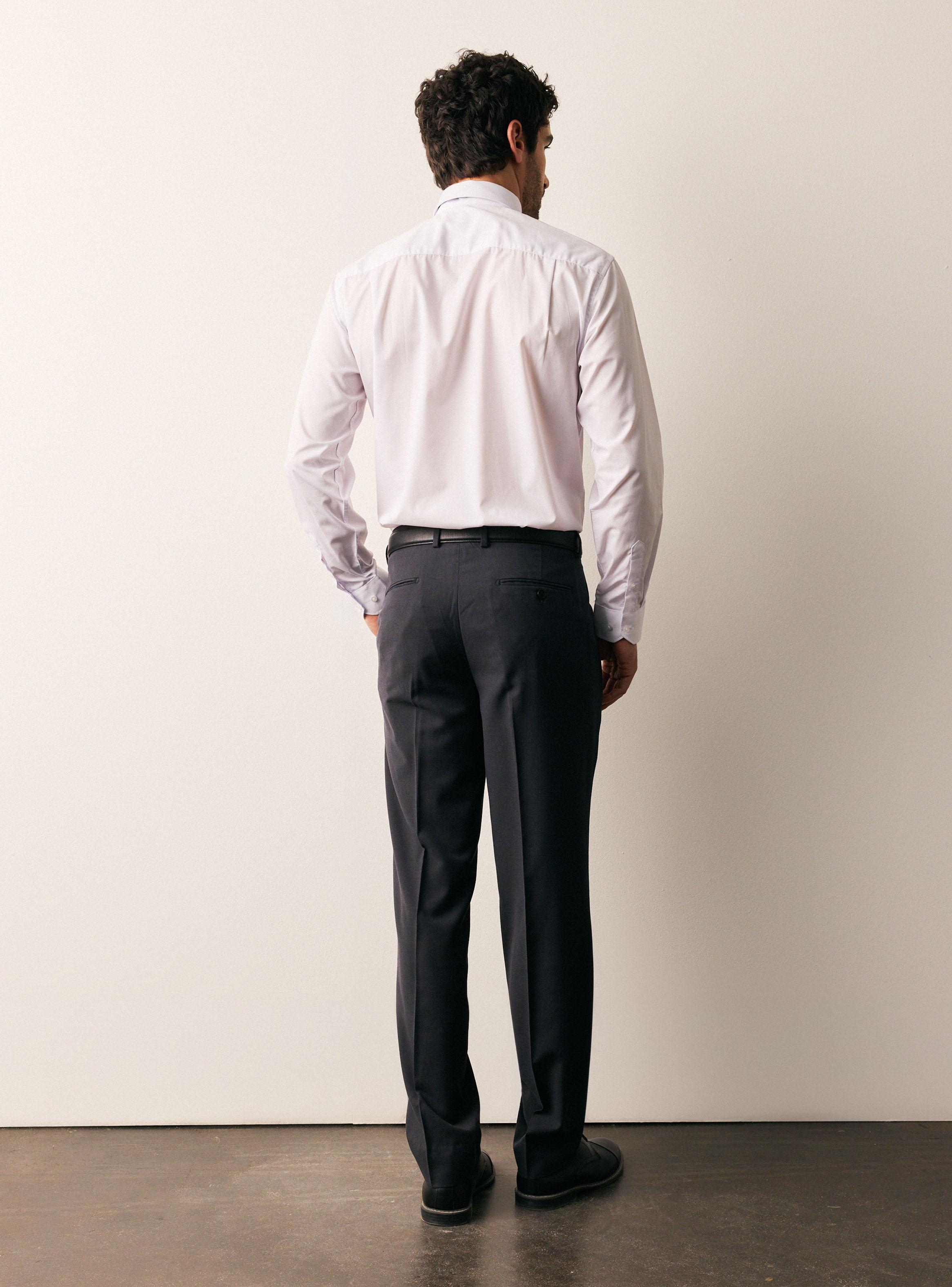 Pantalón Lana Poliéster Regular Fit-5