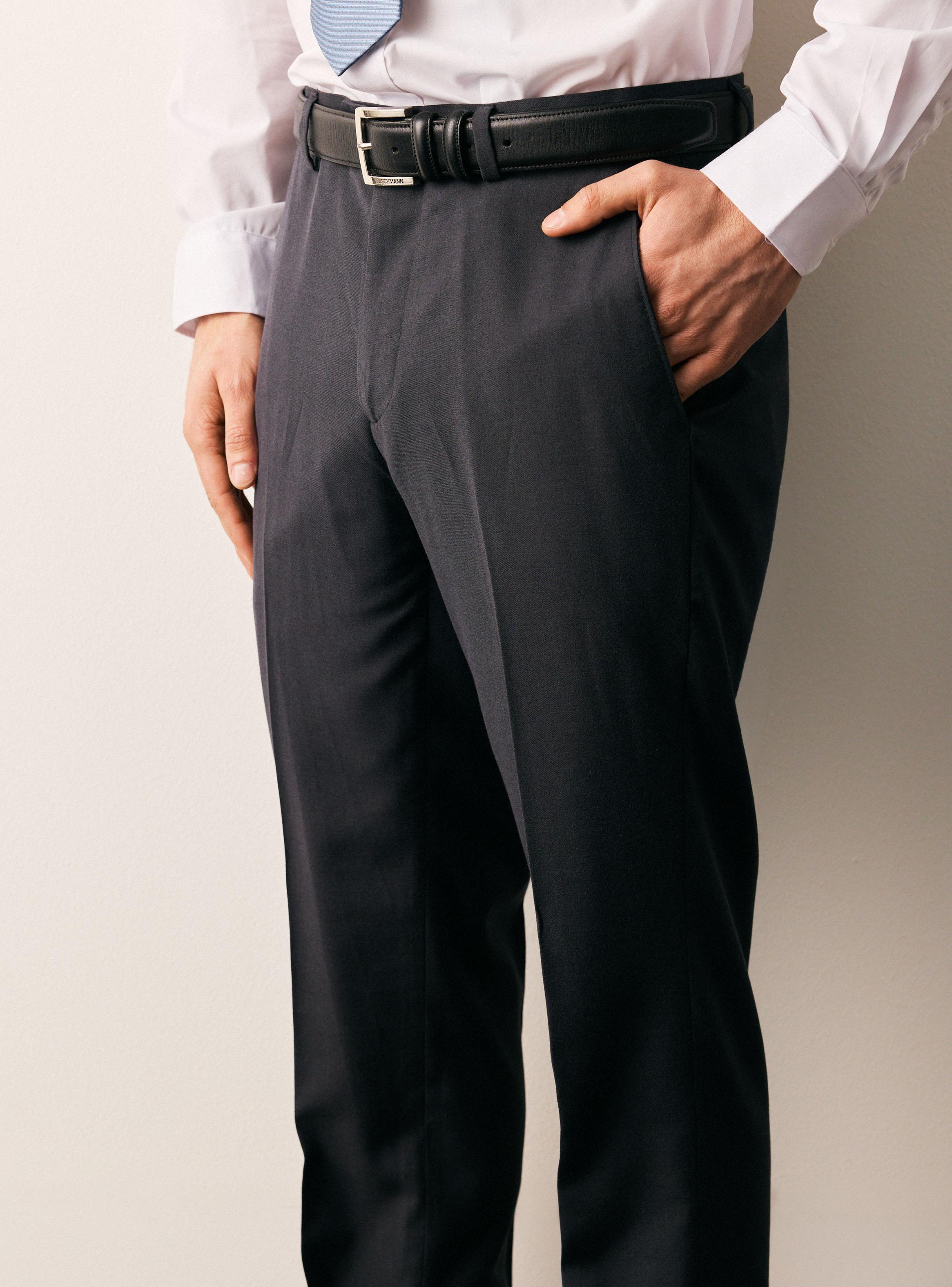 Pantalón Lana Poliéster Regular Fit-2