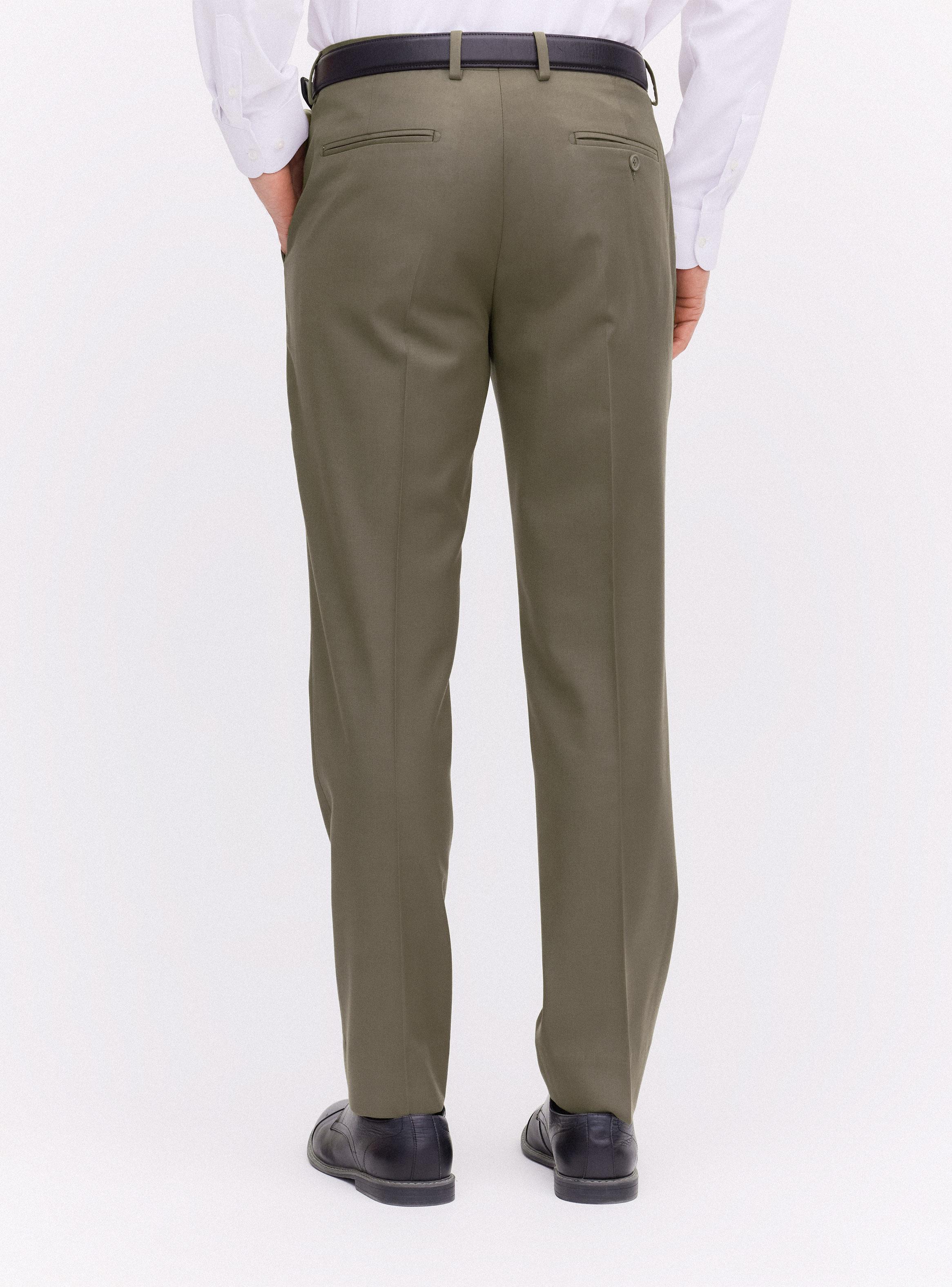Pantalón Slim Fit Lana Poliéster-1