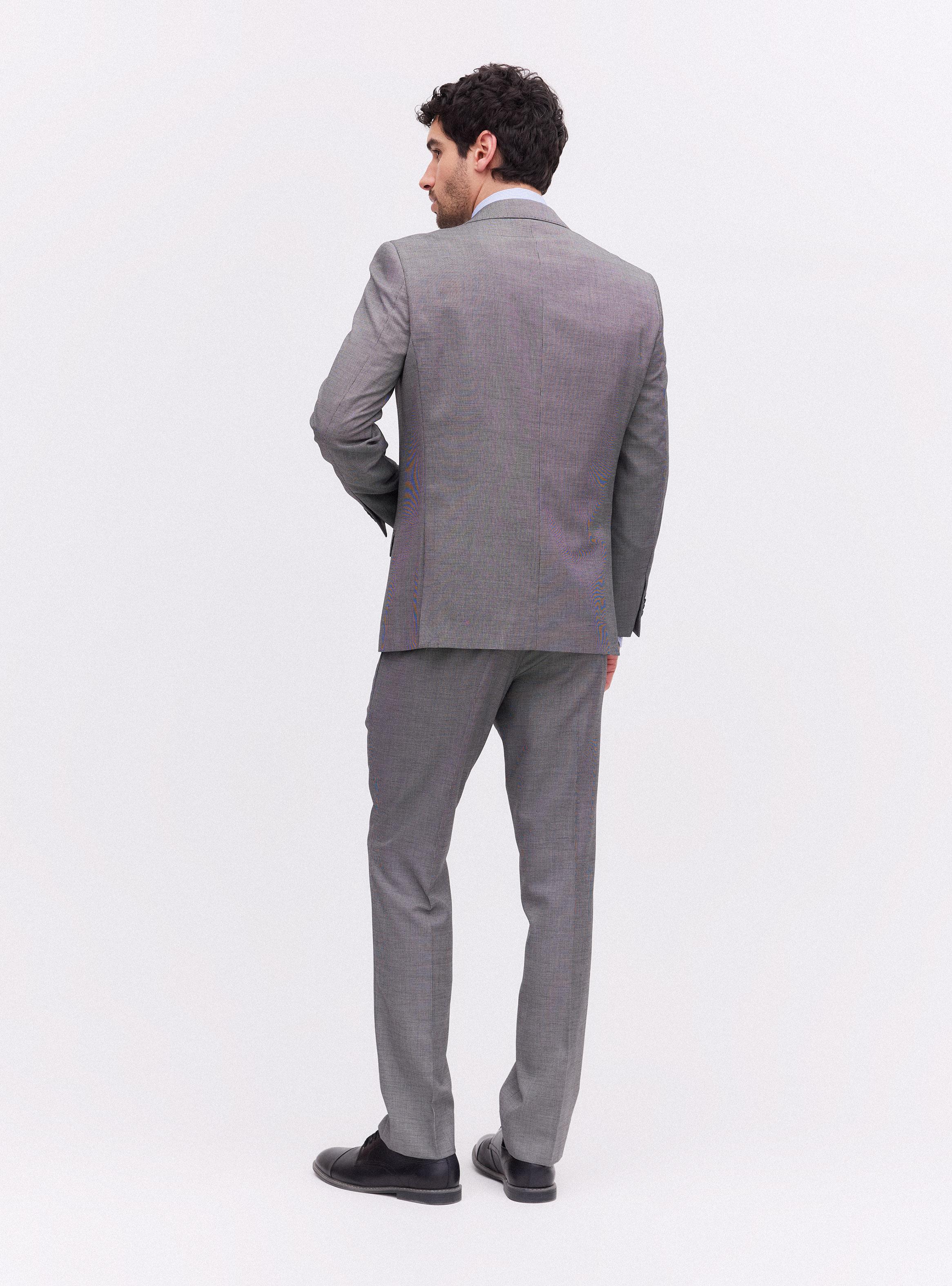 Traje Recto Slim Fit Fantasía Texturada-5