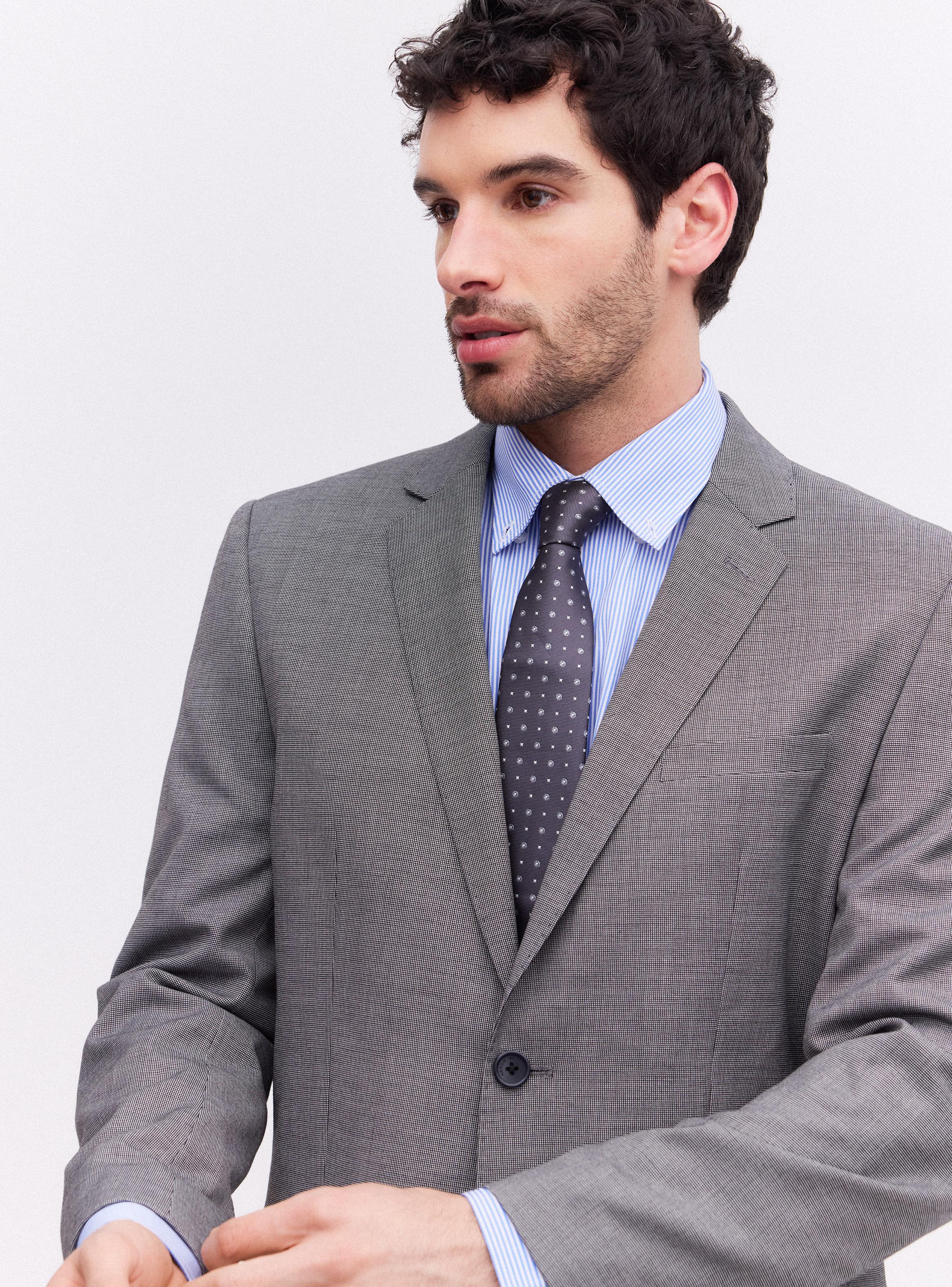 Traje Recto Slim Fit Fantasía Texturada-2