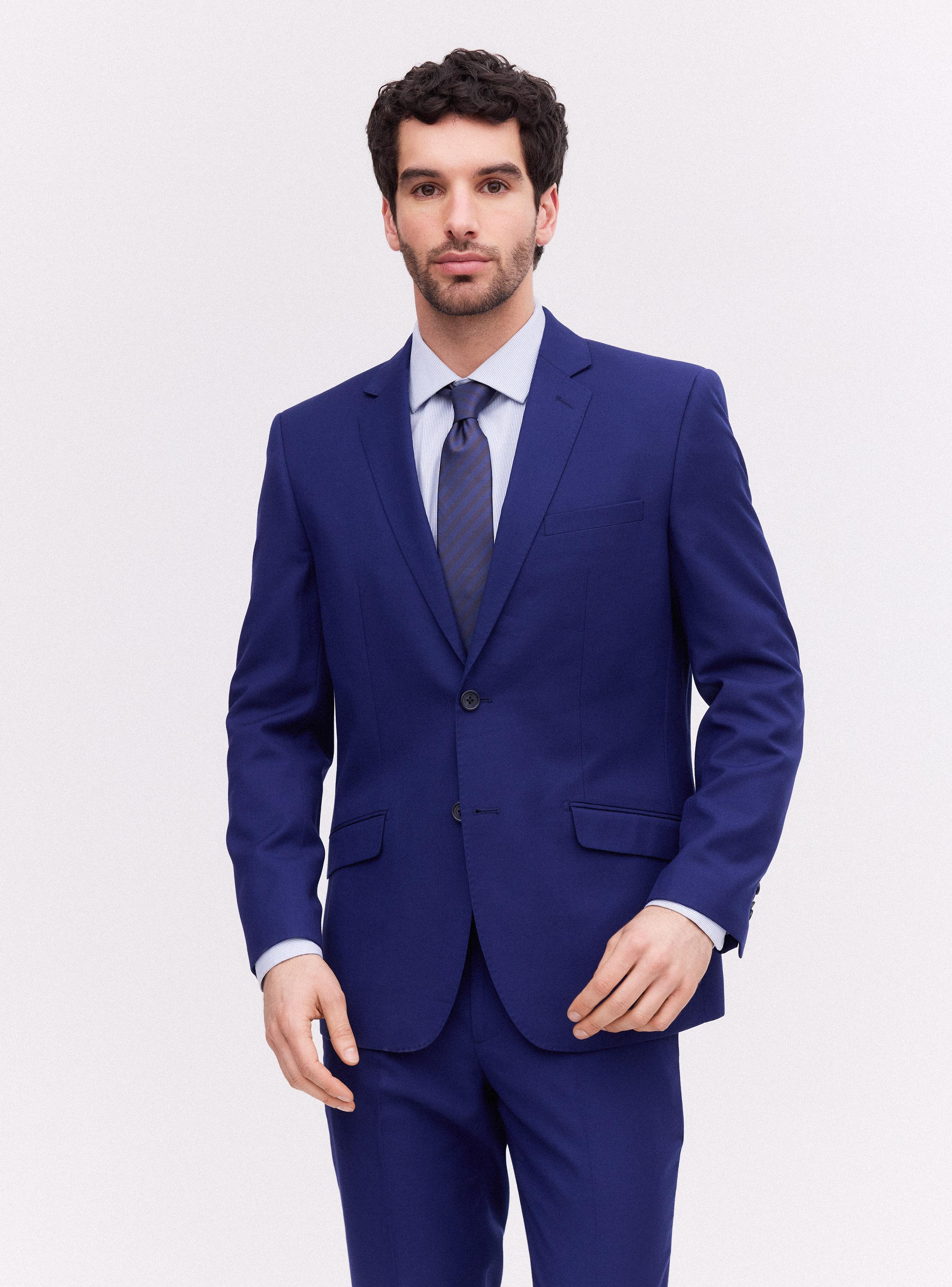 Traje Recto Slim Fit Fantasía Texturada-0