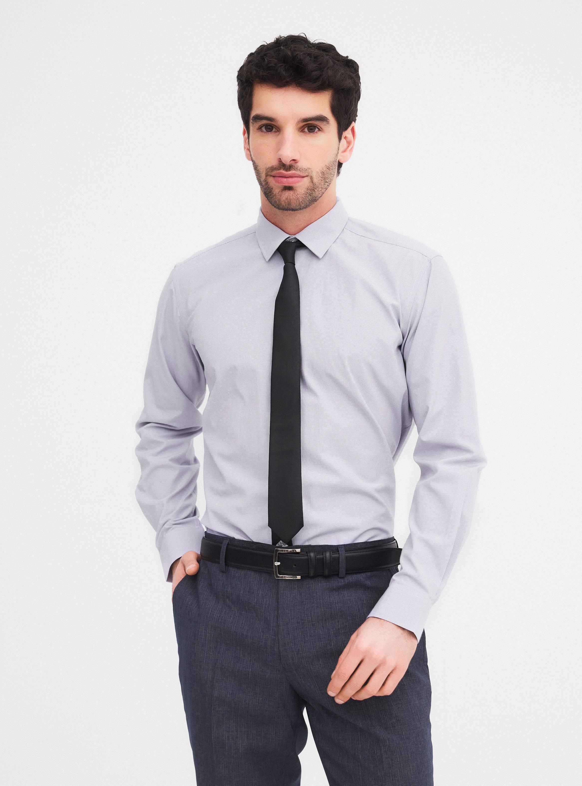 Camisa Slim Fit Fantasías y Texturas-0