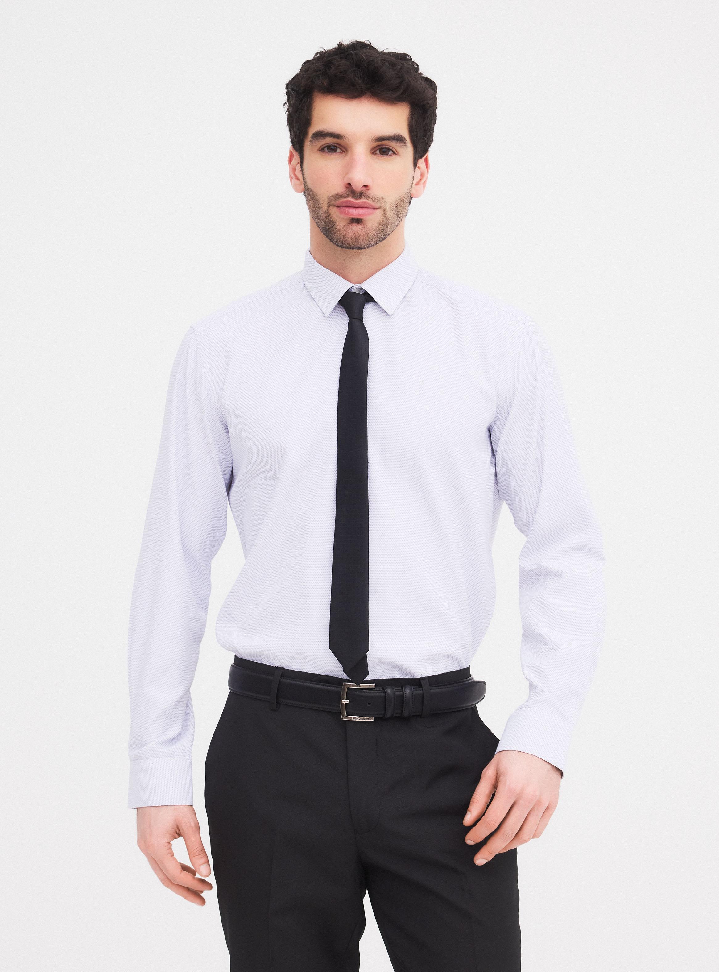 Camisa Slim Fit Fantasías y Texturas-0