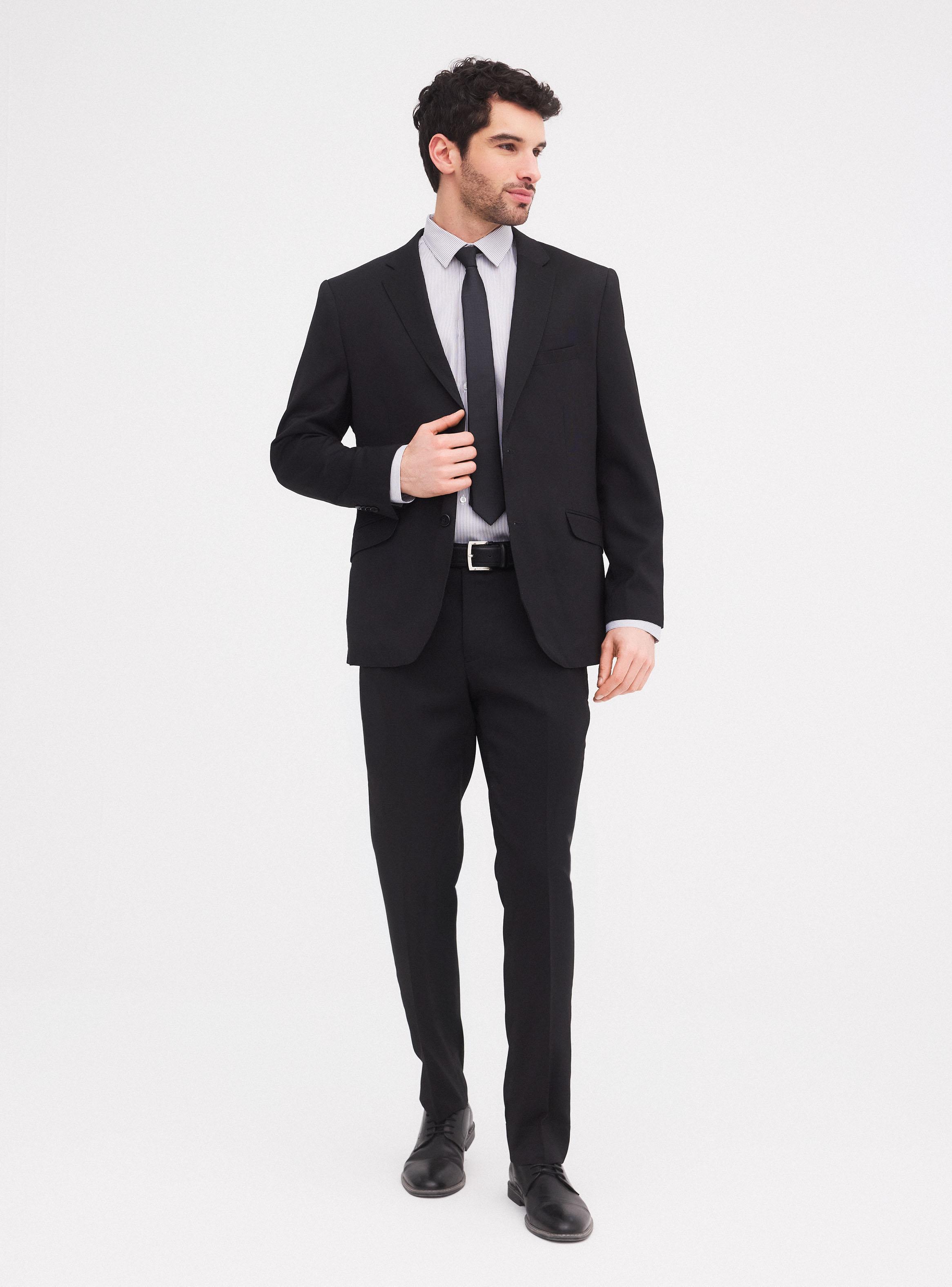 Traje Slim Fit Texturado Dos Colas-4