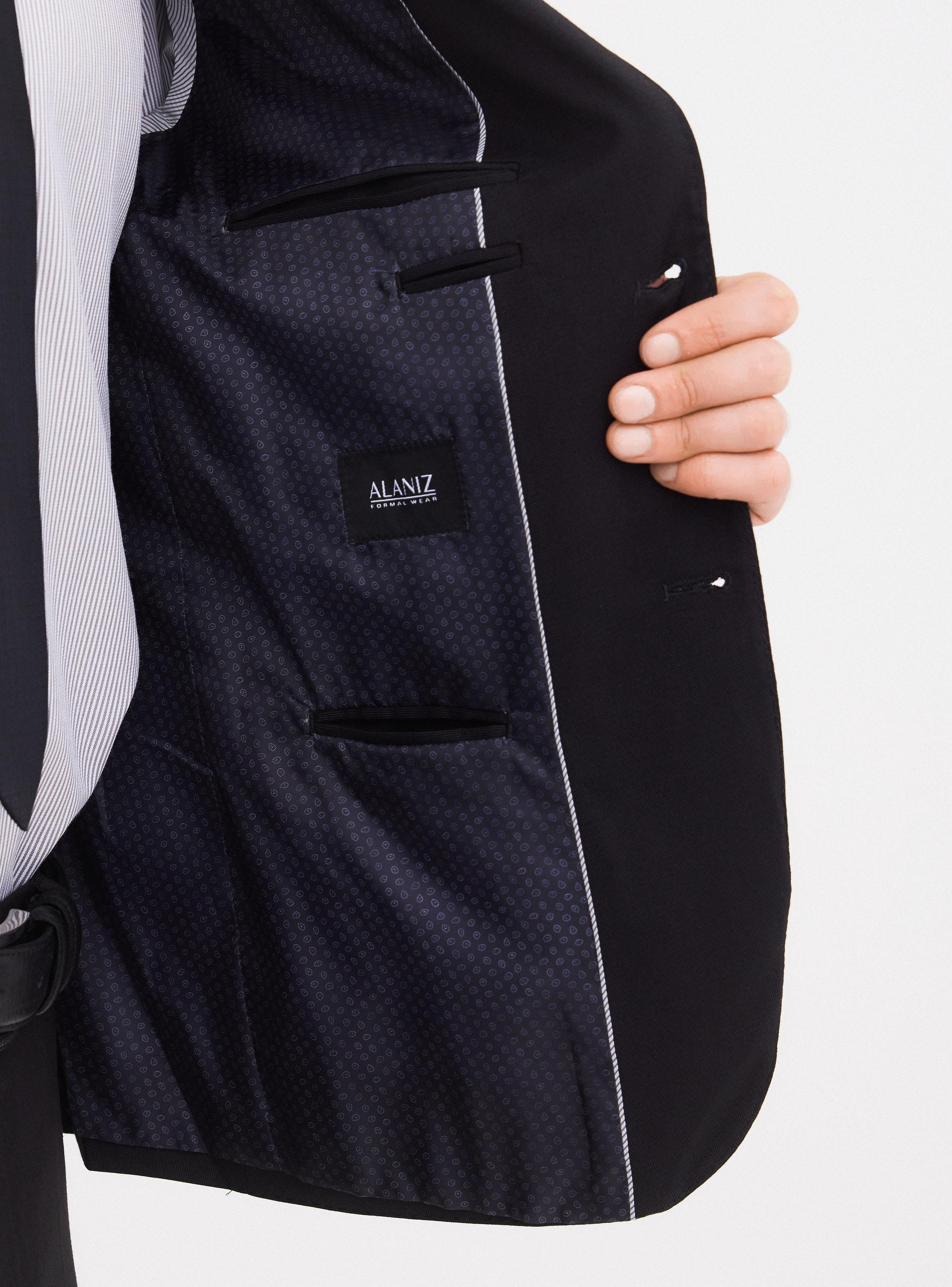 Traje Slim Fit Texturado Dos Colas-3