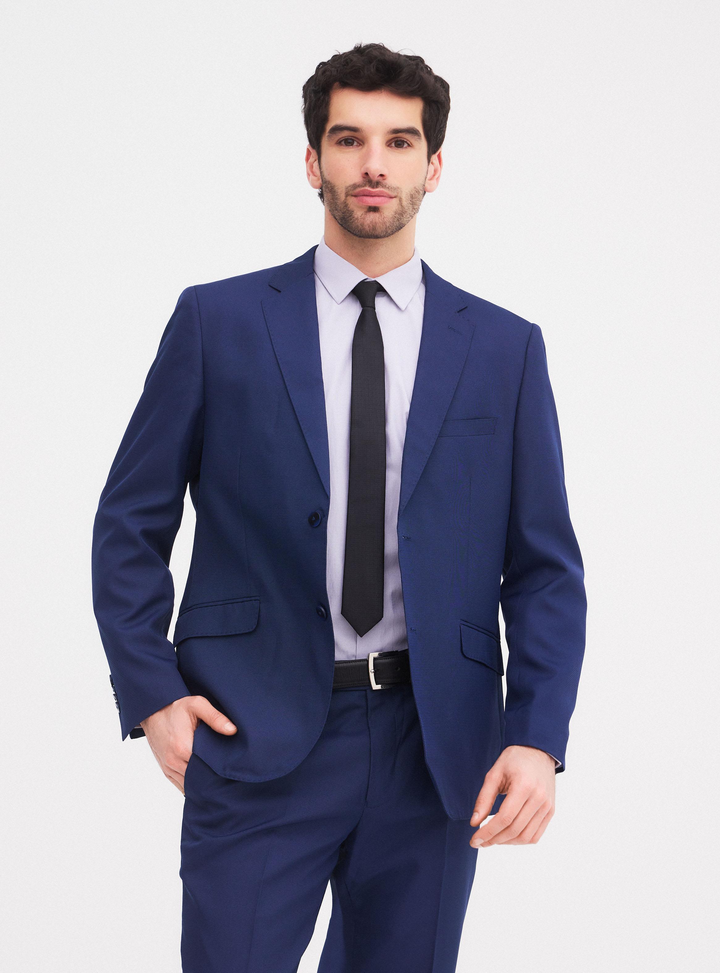 Traje Slim Fit Texturado Dos Colas-0