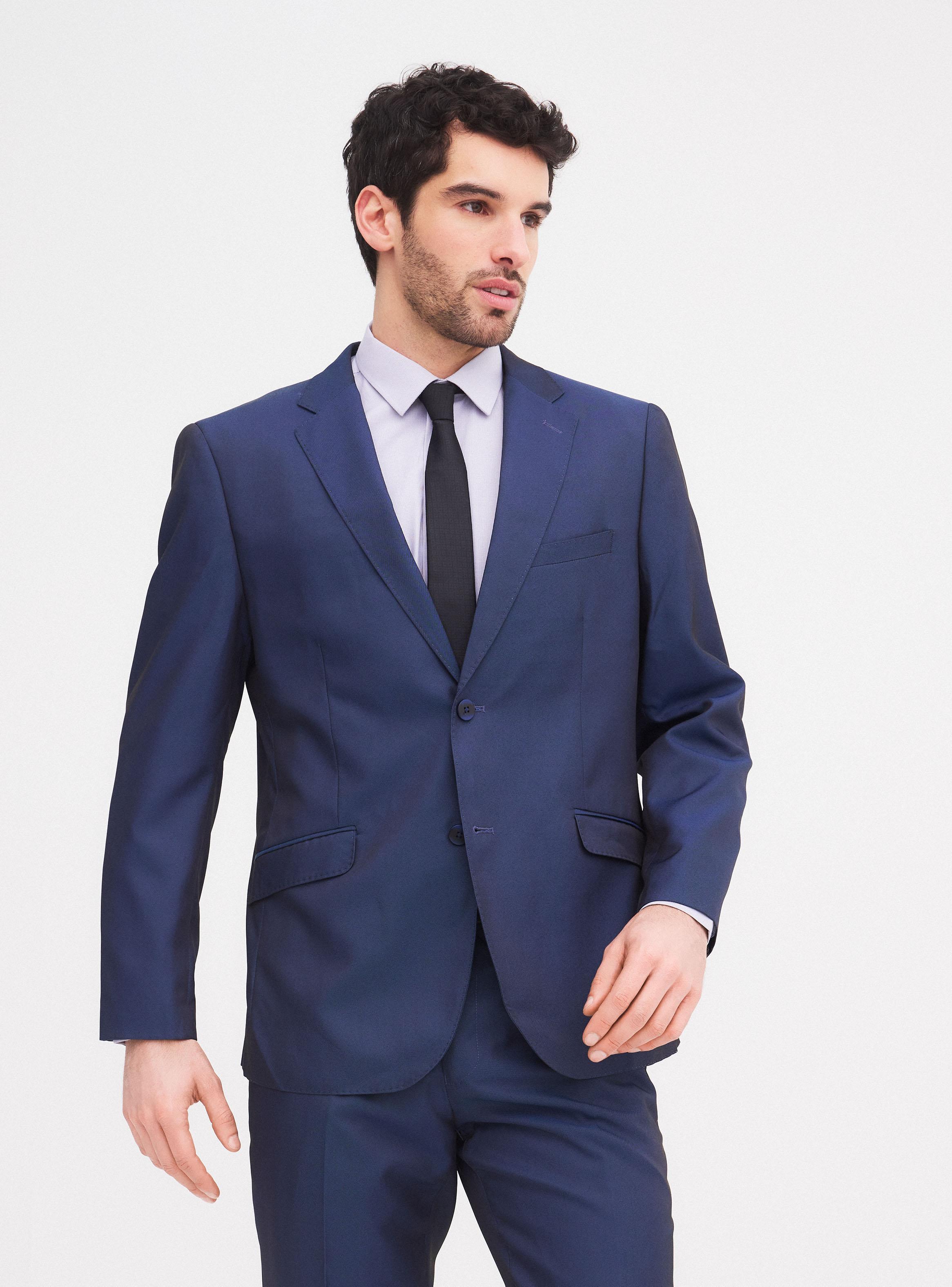 Traje Slim Fit Texturado Dos Colas-0