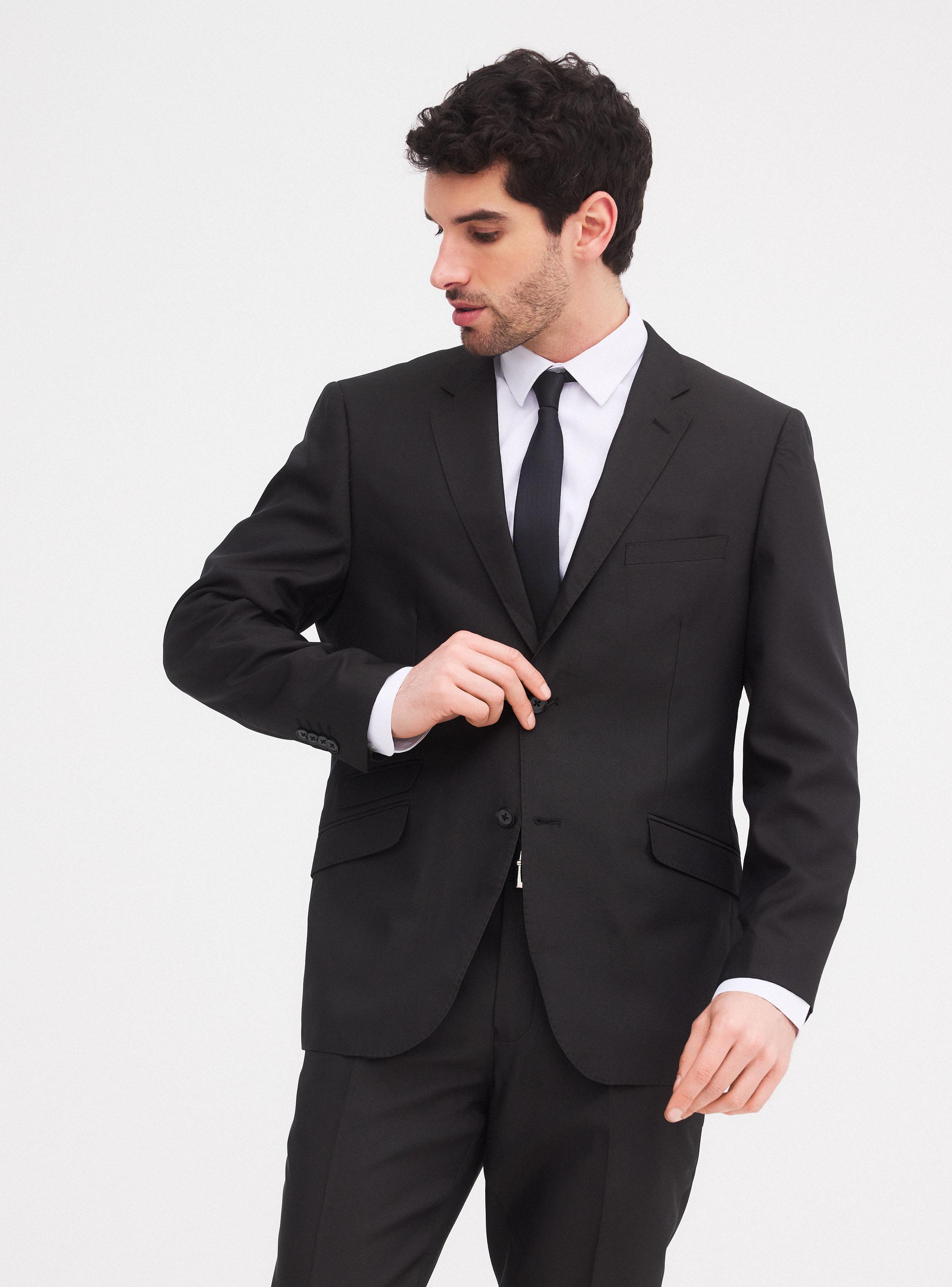 Traje Slim Fit Dos Colas Texturado-0