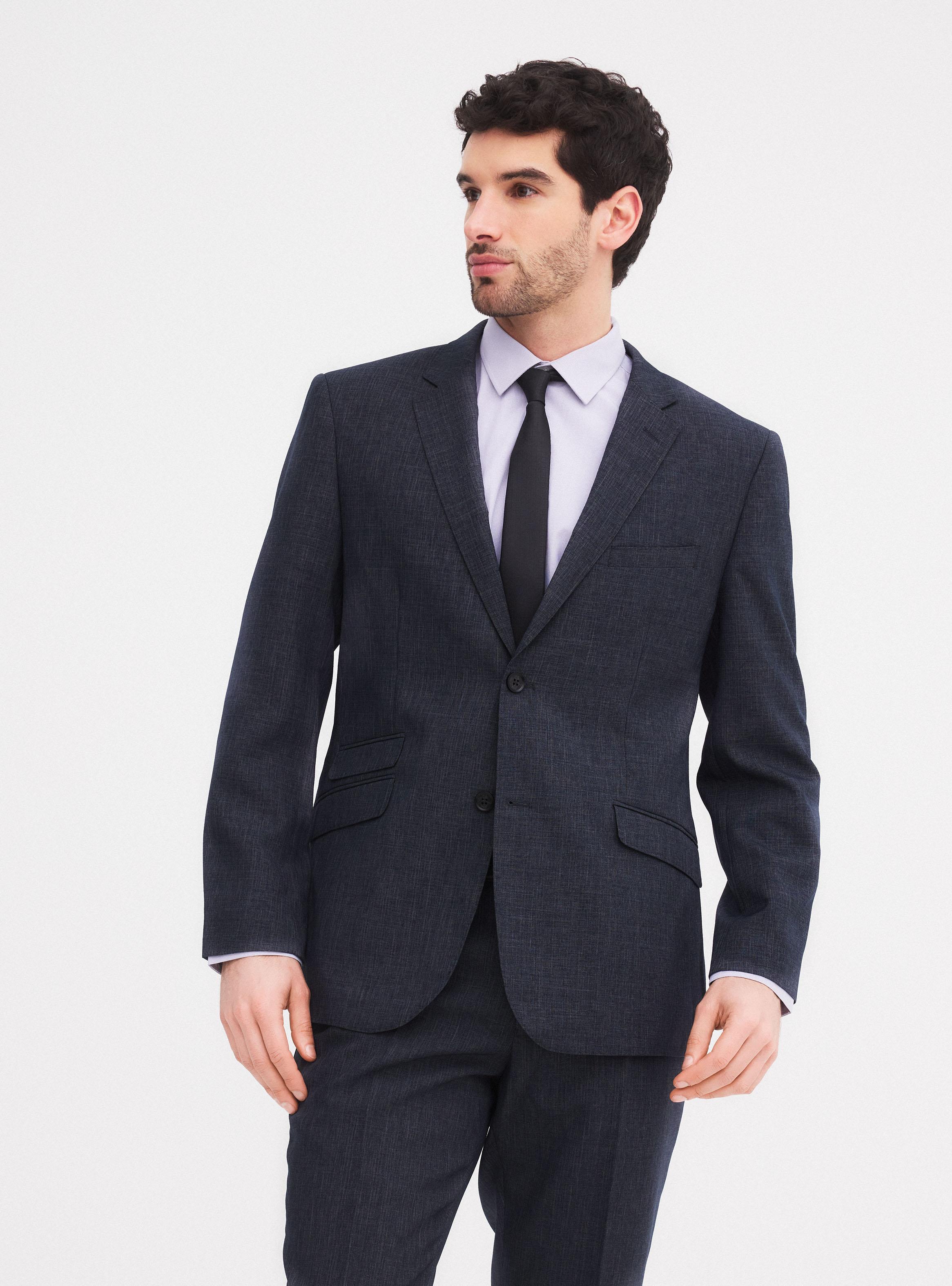 Traje Slim Fit Dos Colas Texturado-0