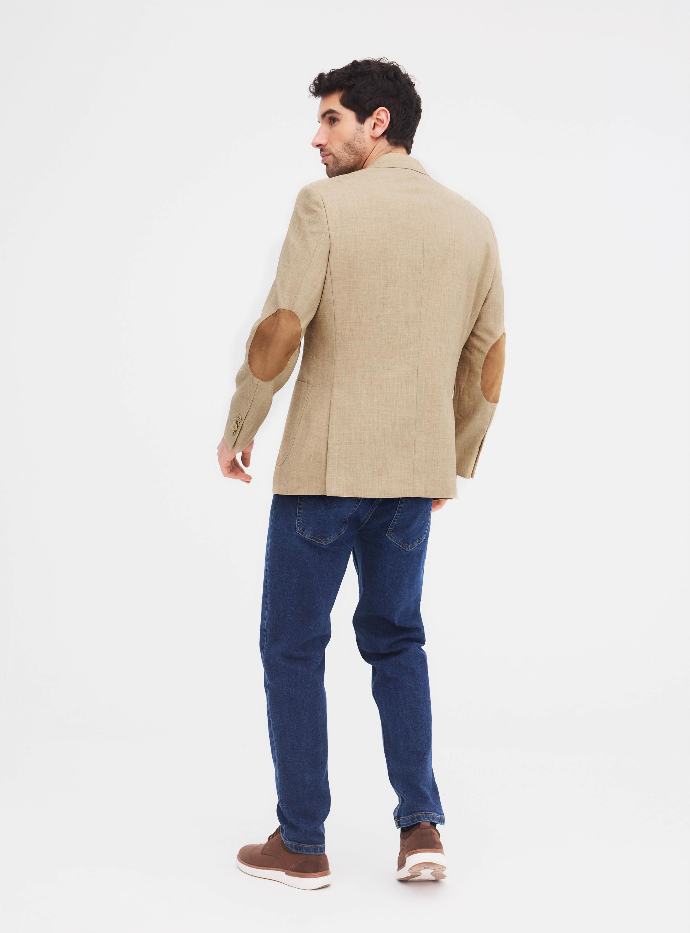 Veston Recto Regular Fit Texturado-5