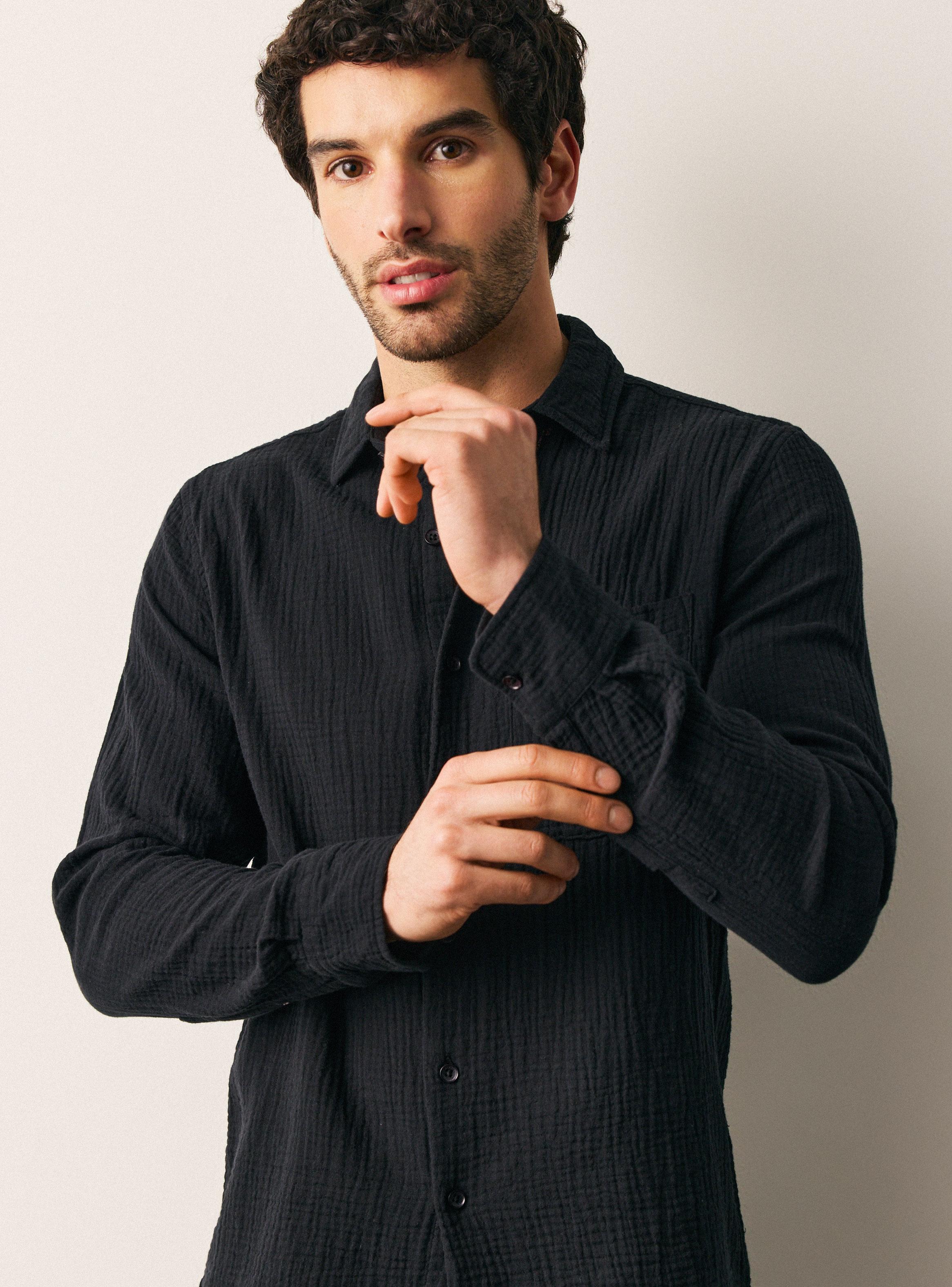Camisa Manga Larga Wrinkle-2