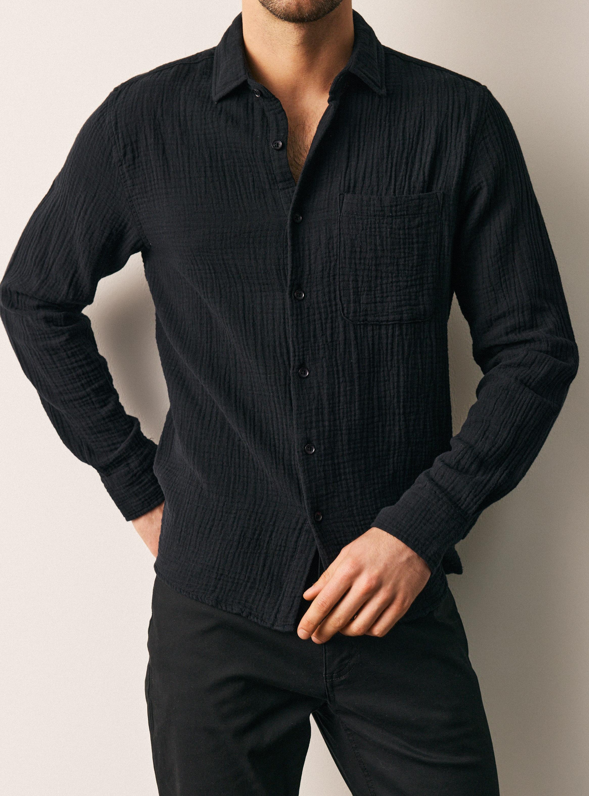 Camisa Manga Larga Wrinkle-3