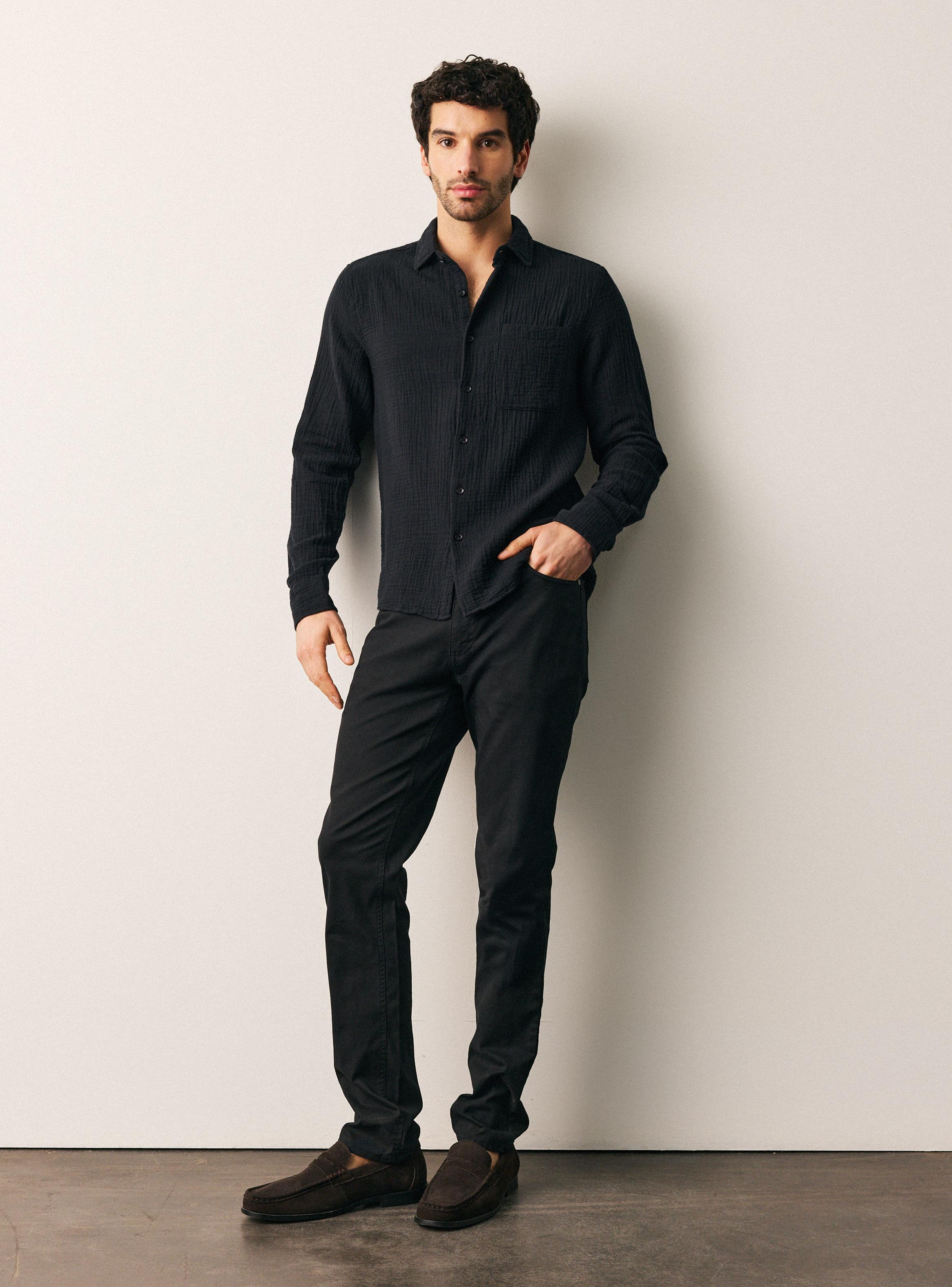 Camisa Manga Larga Wrinkle-4