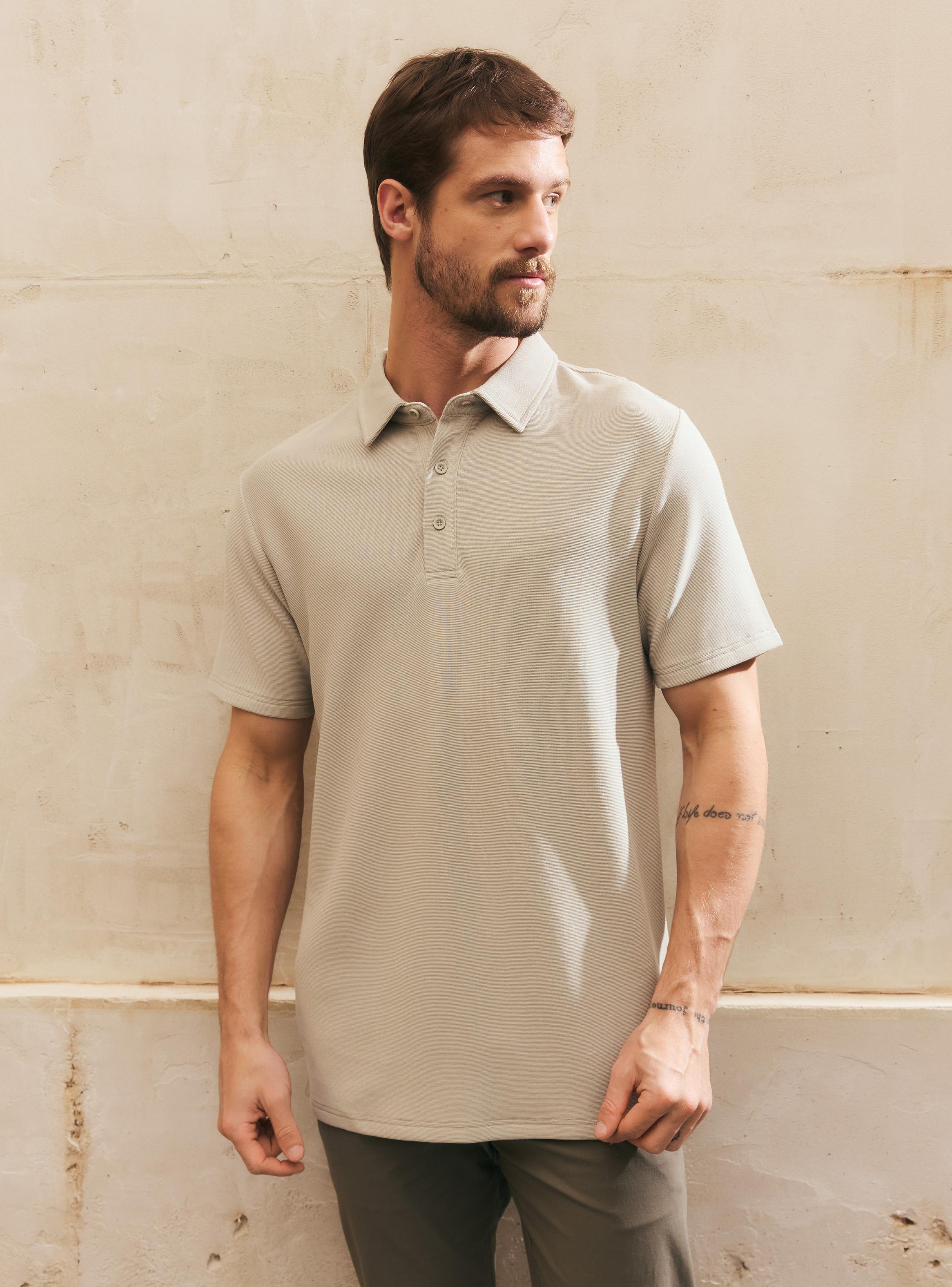 Polera Pique Texturada-0