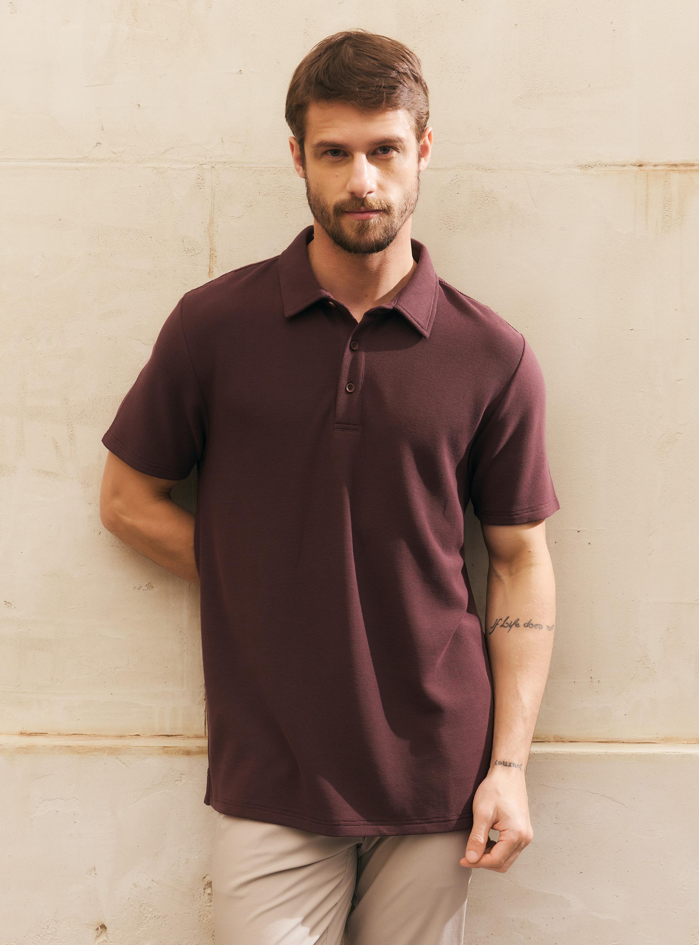 Polera Pique Texturada-0
