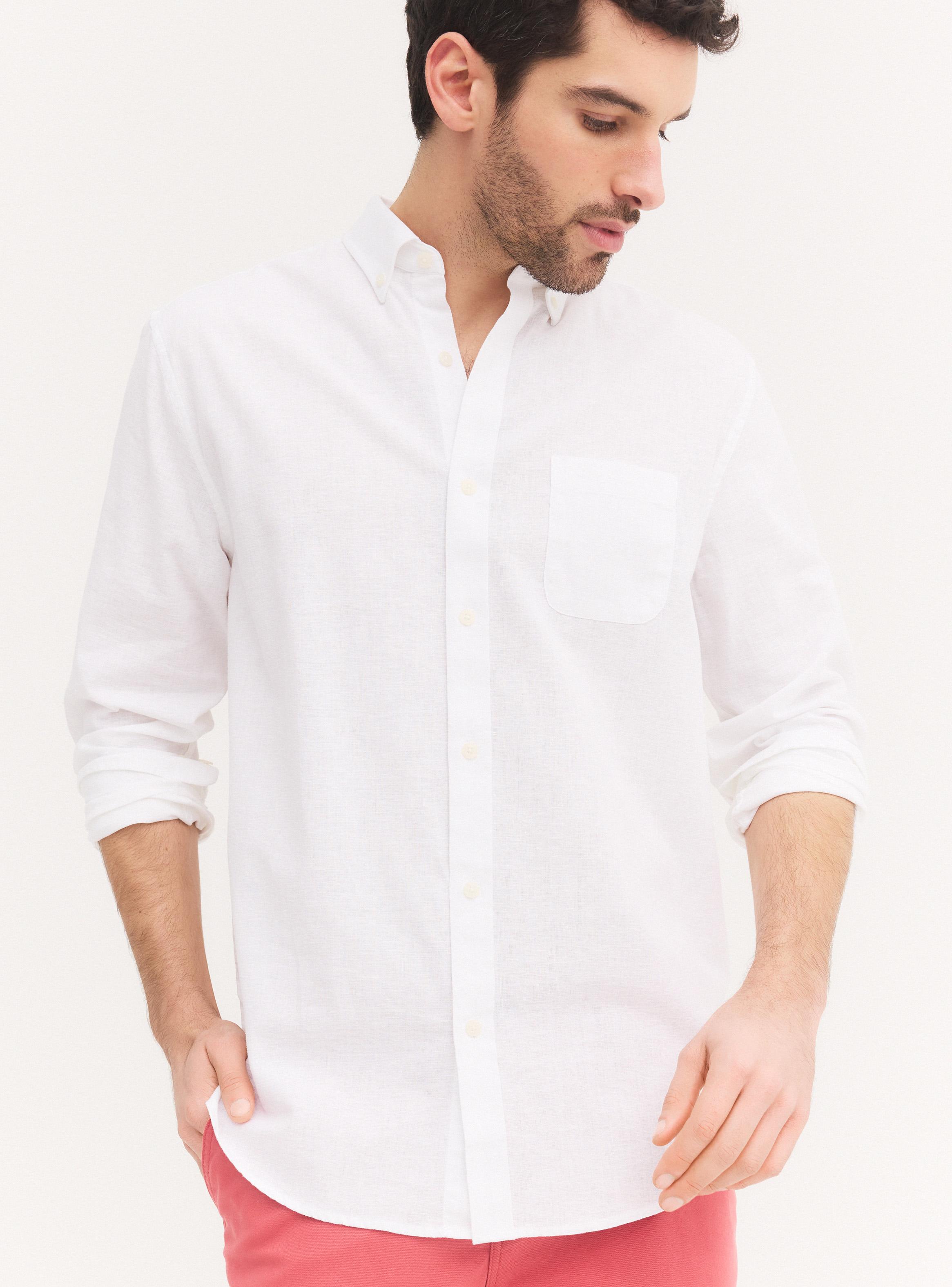 Camisa Manga Corta Algodón Lino-3