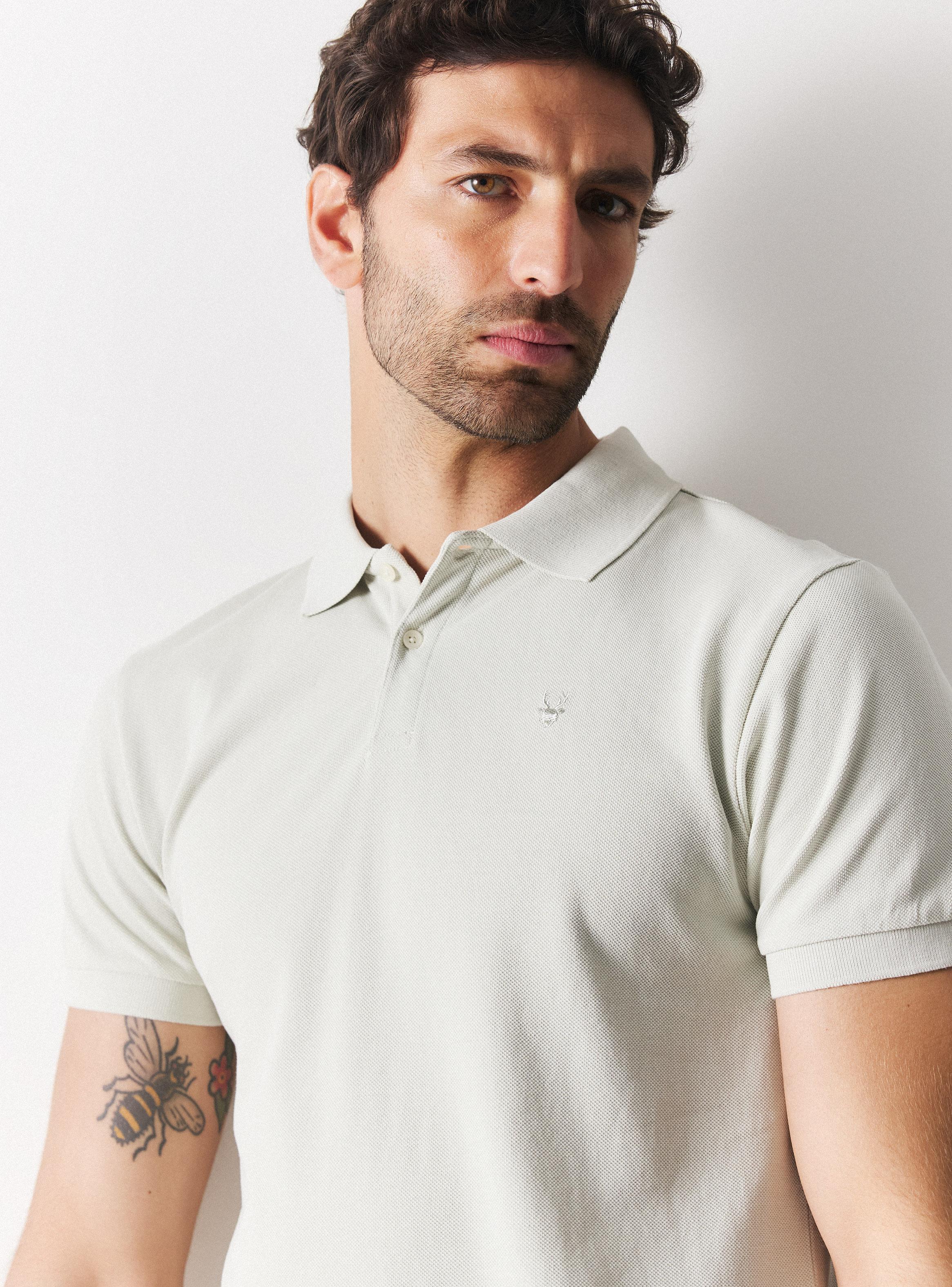 Polera Cuello Polo Piqué-2