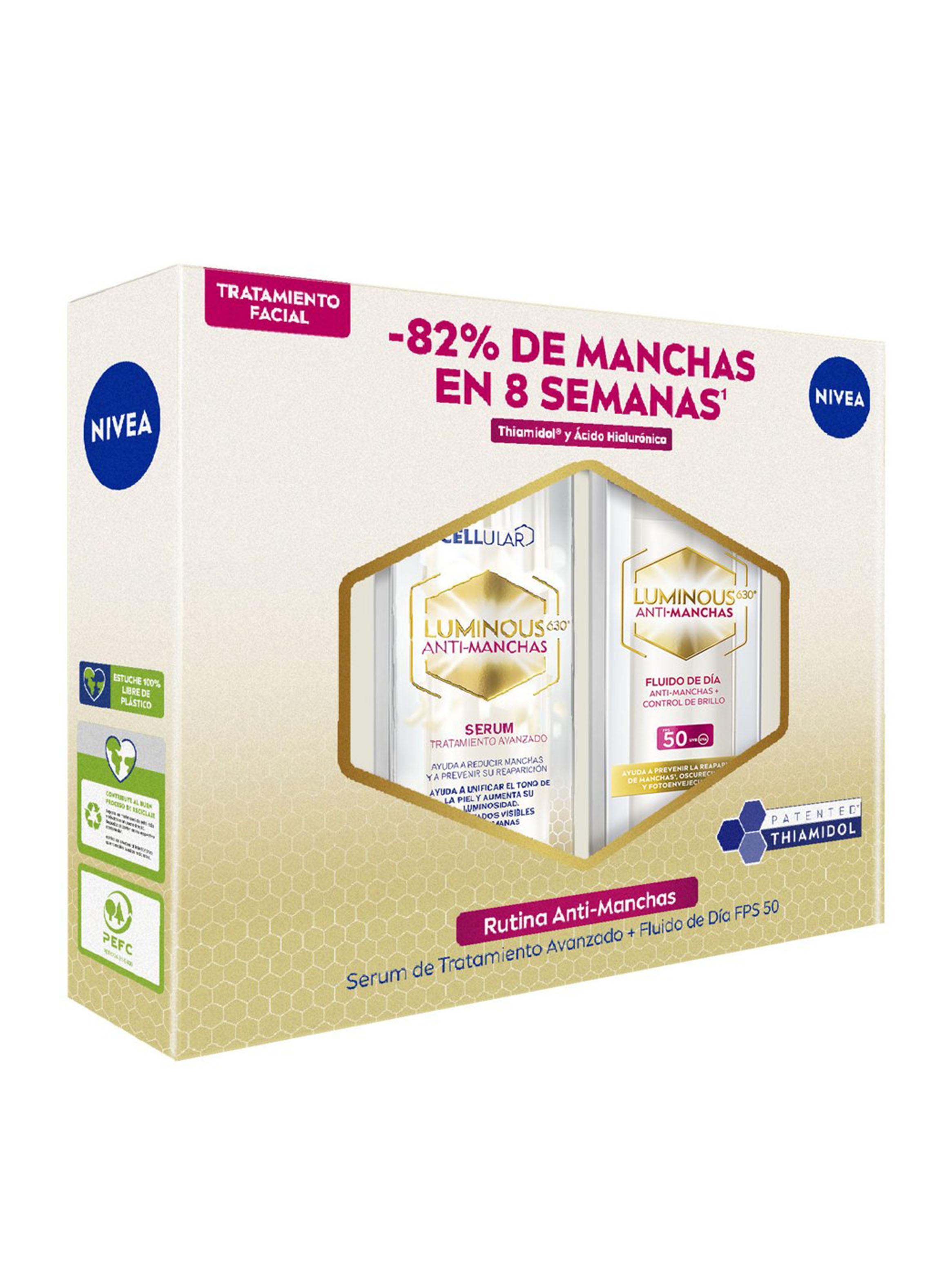 Pack Luminous630 Fluido Facial Día 40ml + Serum Tratamiento Avanzado 30ml-2