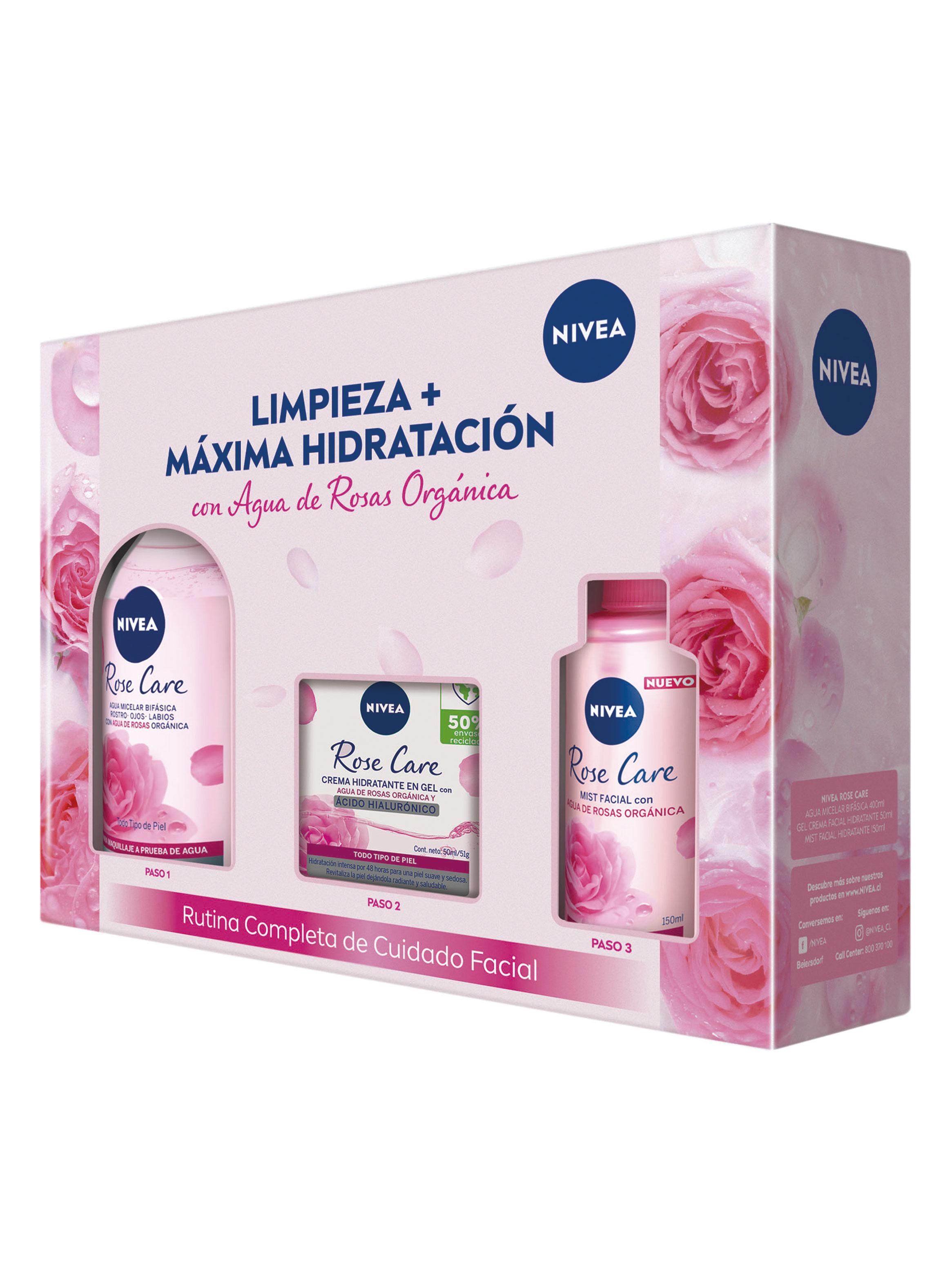 Pack Roses Care Agua Micelar 400ml + Crema Día 50ml + Mist 150ml-3